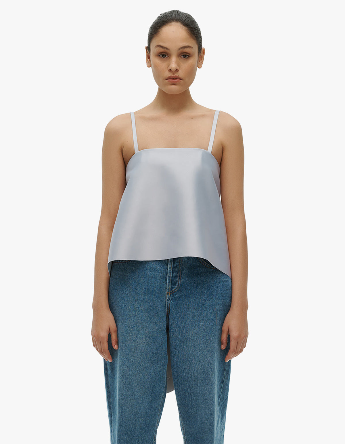 Lowe Top - Dove Blue / Silver