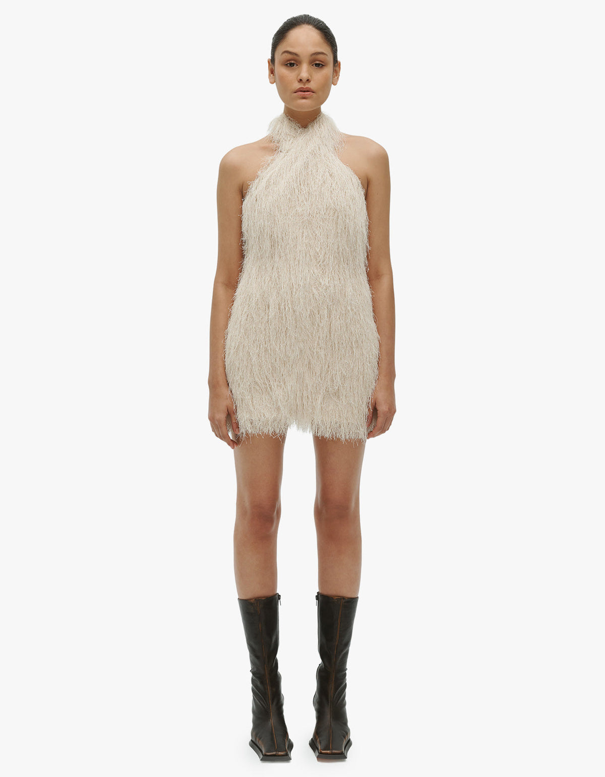 Odessa Top/ Mini Dress - Ecru