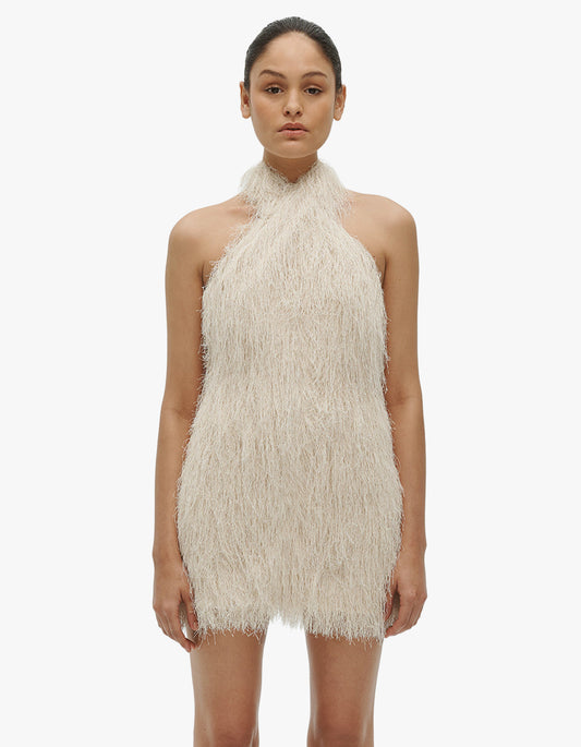 Odessa Top/ Mini Dress - Ecru