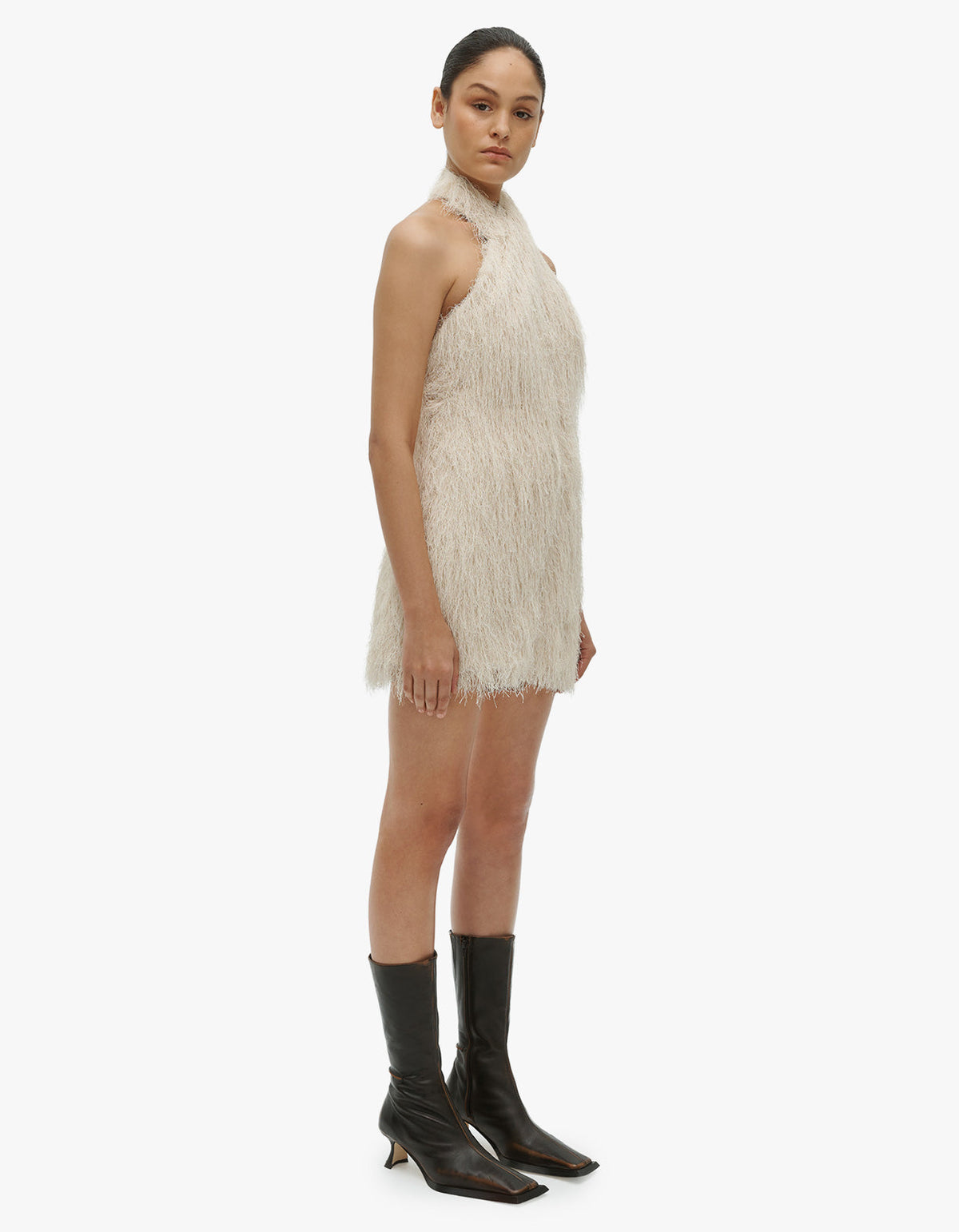 Odessa Top/ Mini Dress - Ecru