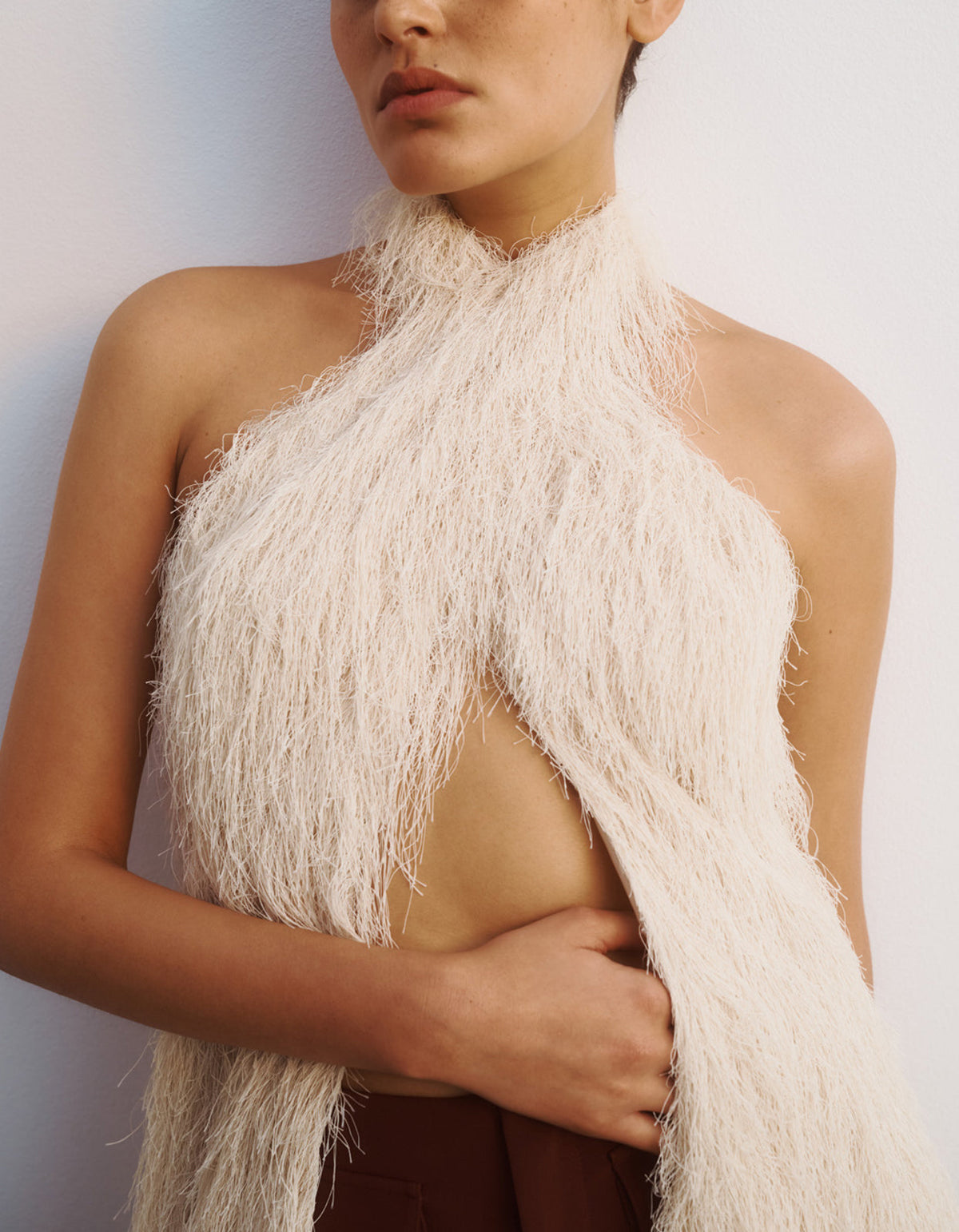 Odessa Top/ Mini Dress - Ecru