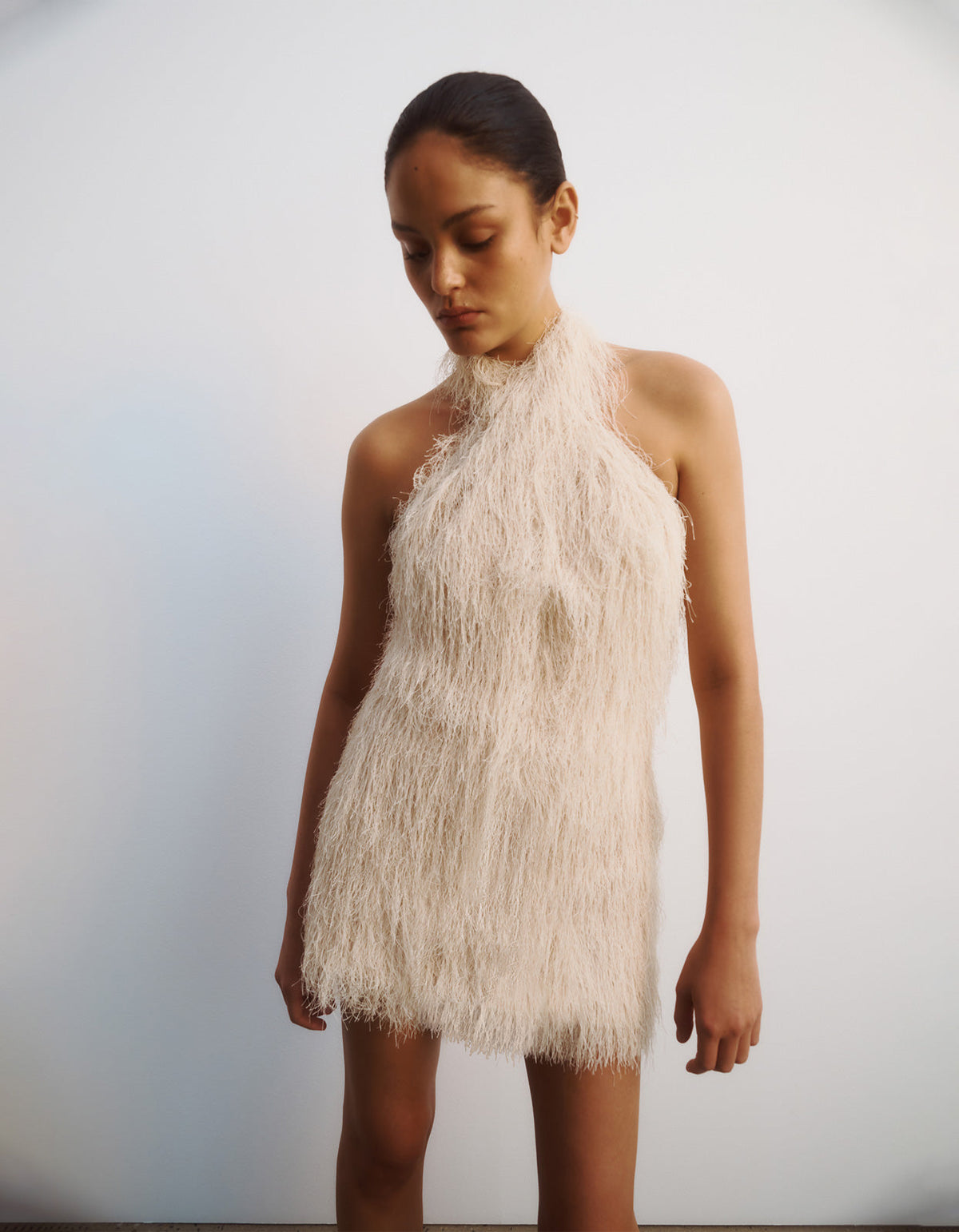 Odessa Top/ Mini Dress - Ecru
