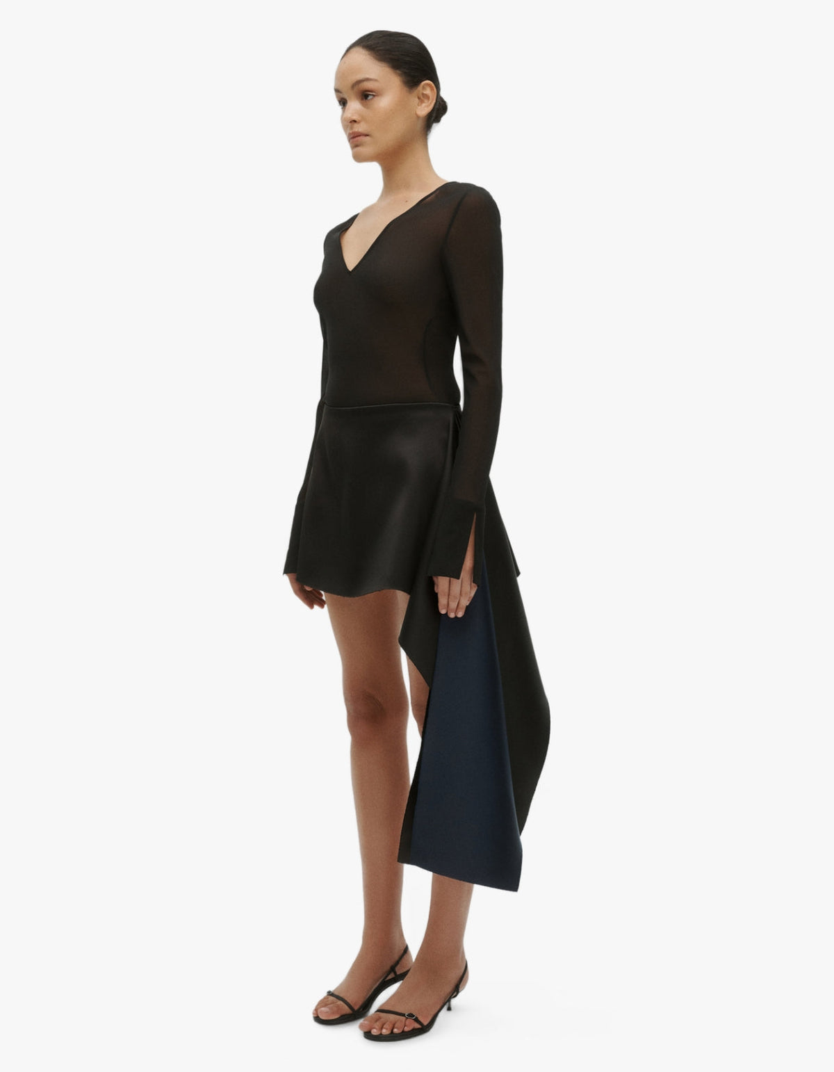Lowe Mini Skirt - Black / Navy