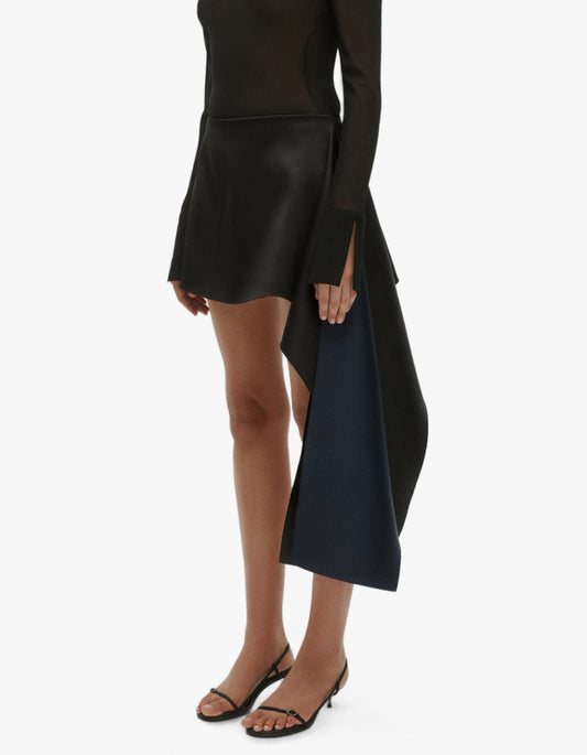 Lowe Mini Skirt - Black / Navy