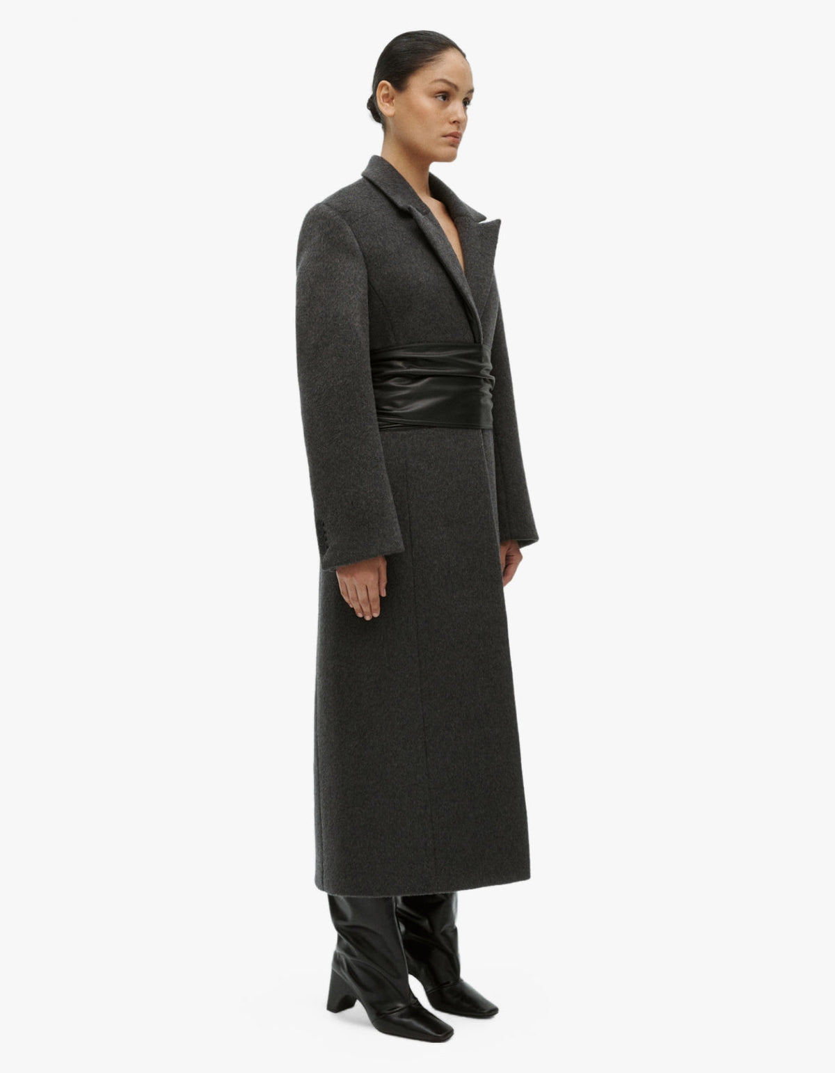 Ember Coat - Charcoal/Black