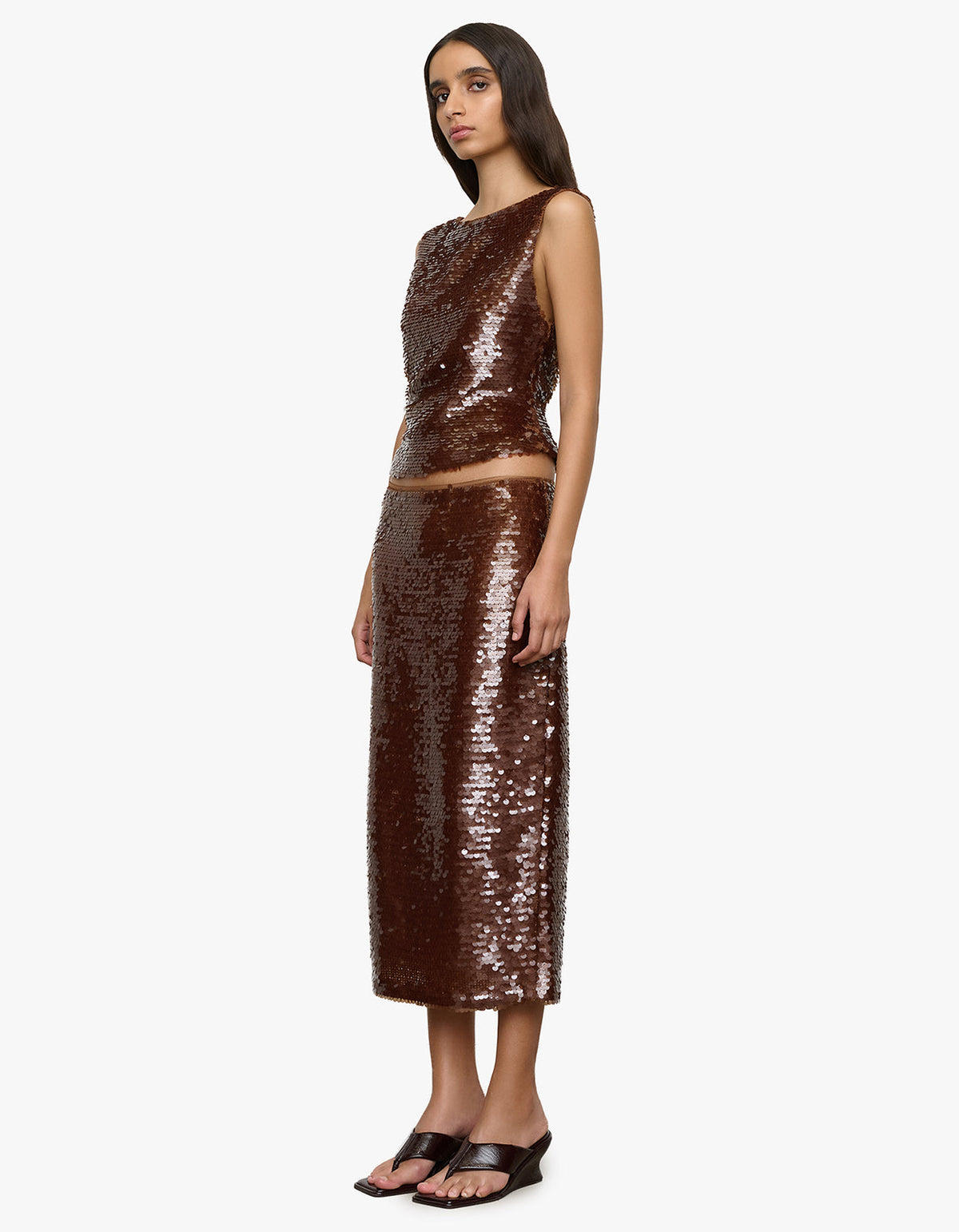 Kendall Skirt - Coffee
