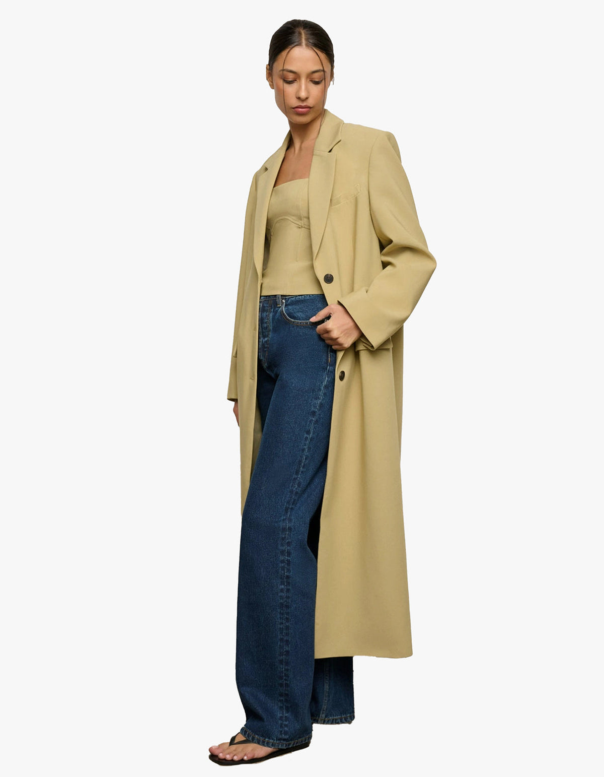 Crawford Coat - Pale Khaki