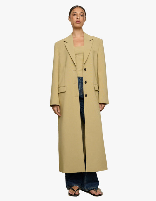 Crawford Coat - Pale Khaki