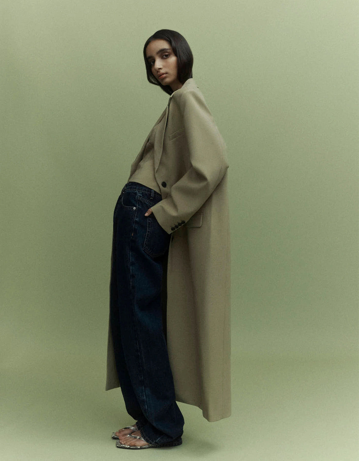 Crawford Coat - Pale Khaki
