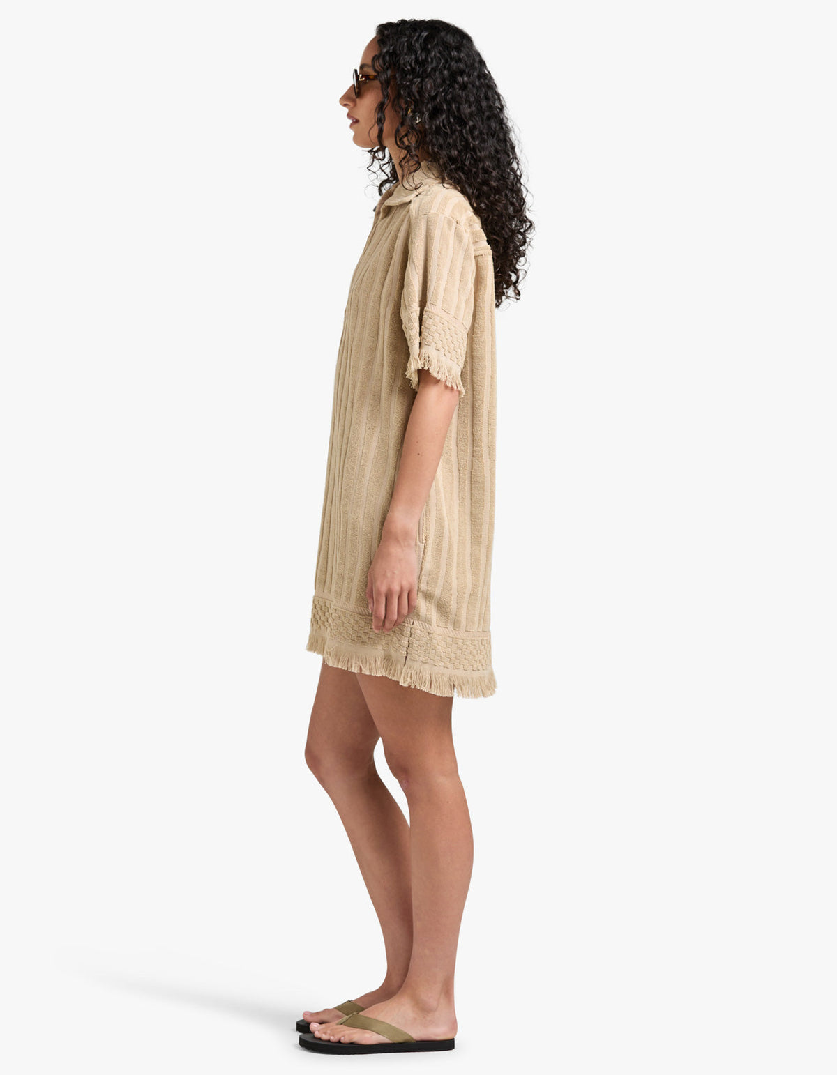 Gildea Aya Terry Dress - Beige