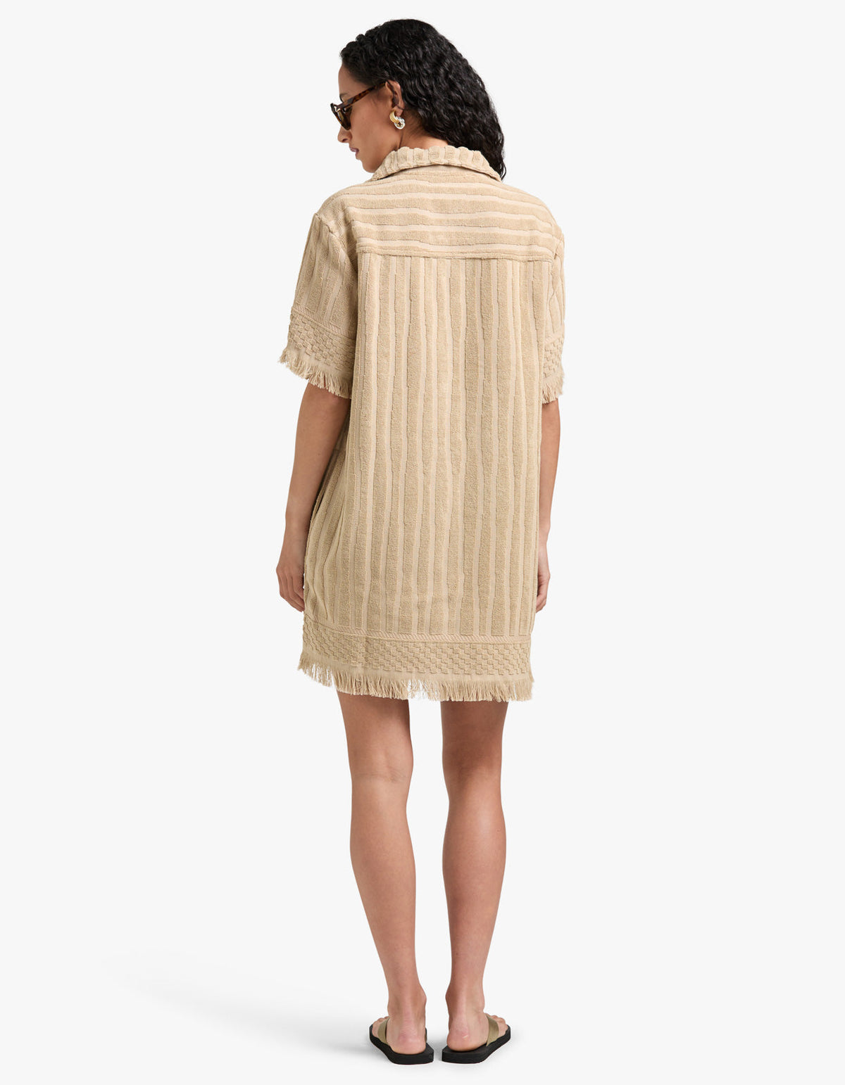 Gildea Aya Terry Dress - Beige