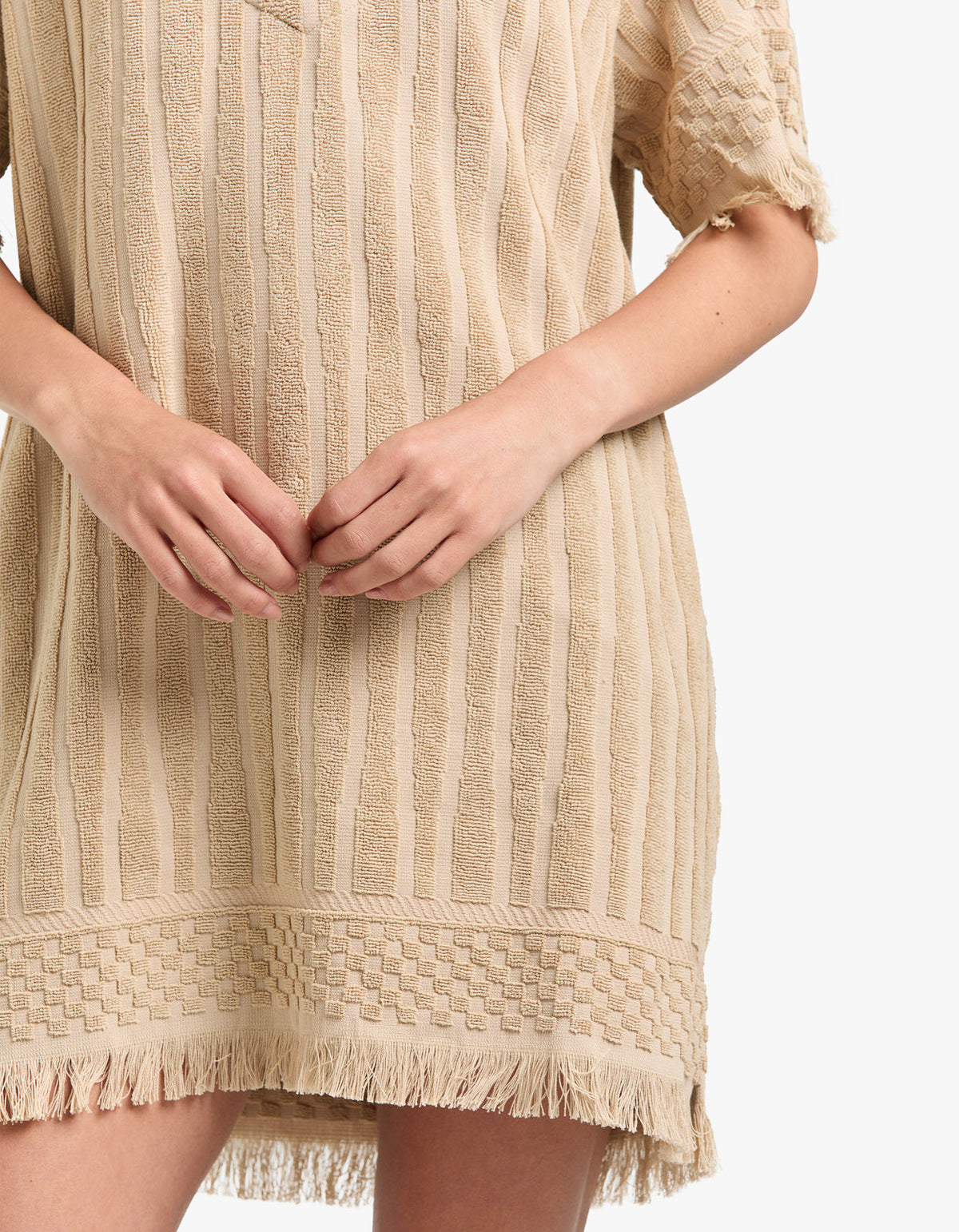 Gildea Aya Terry Dress - Beige