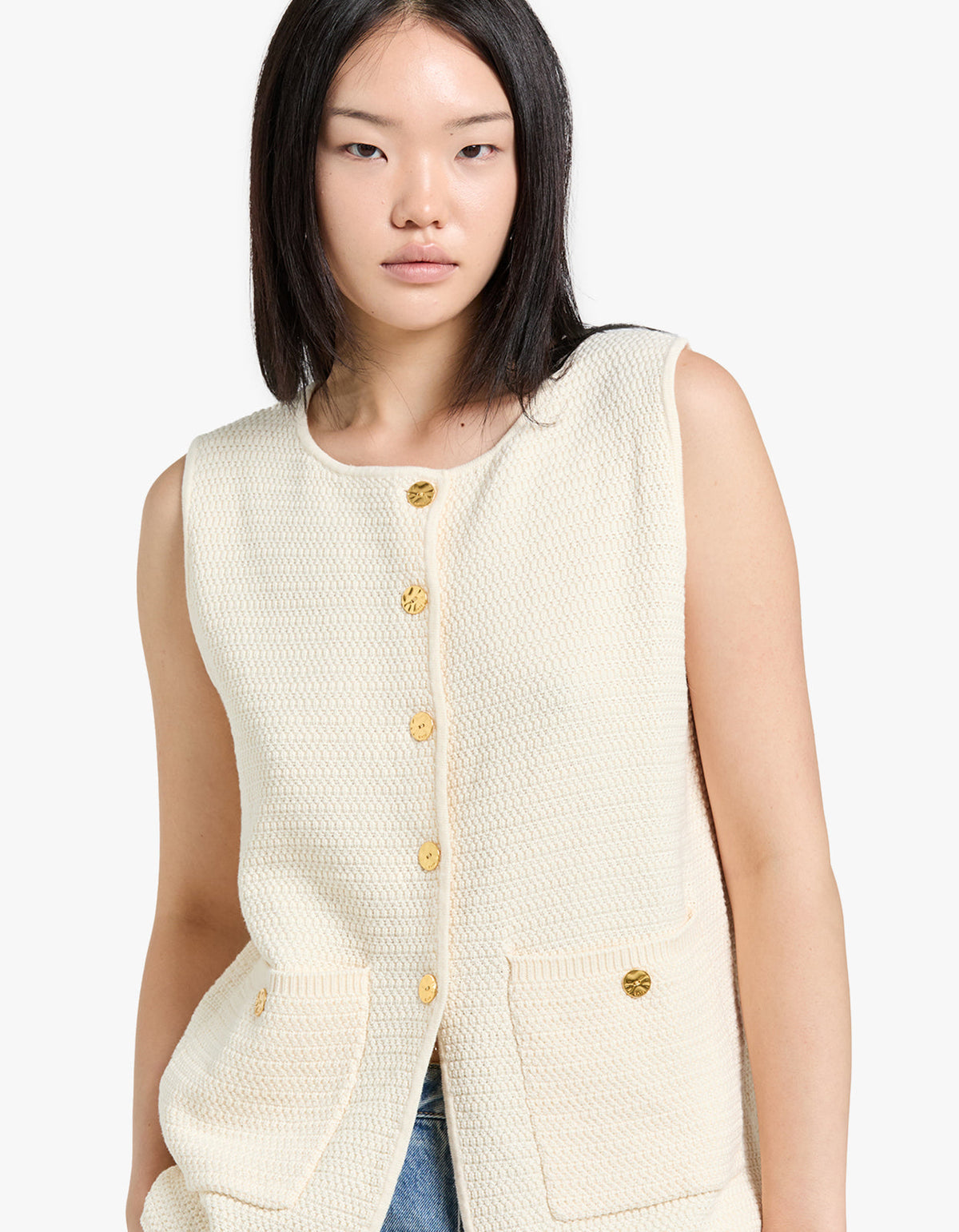 Helena Gilet - Ivory