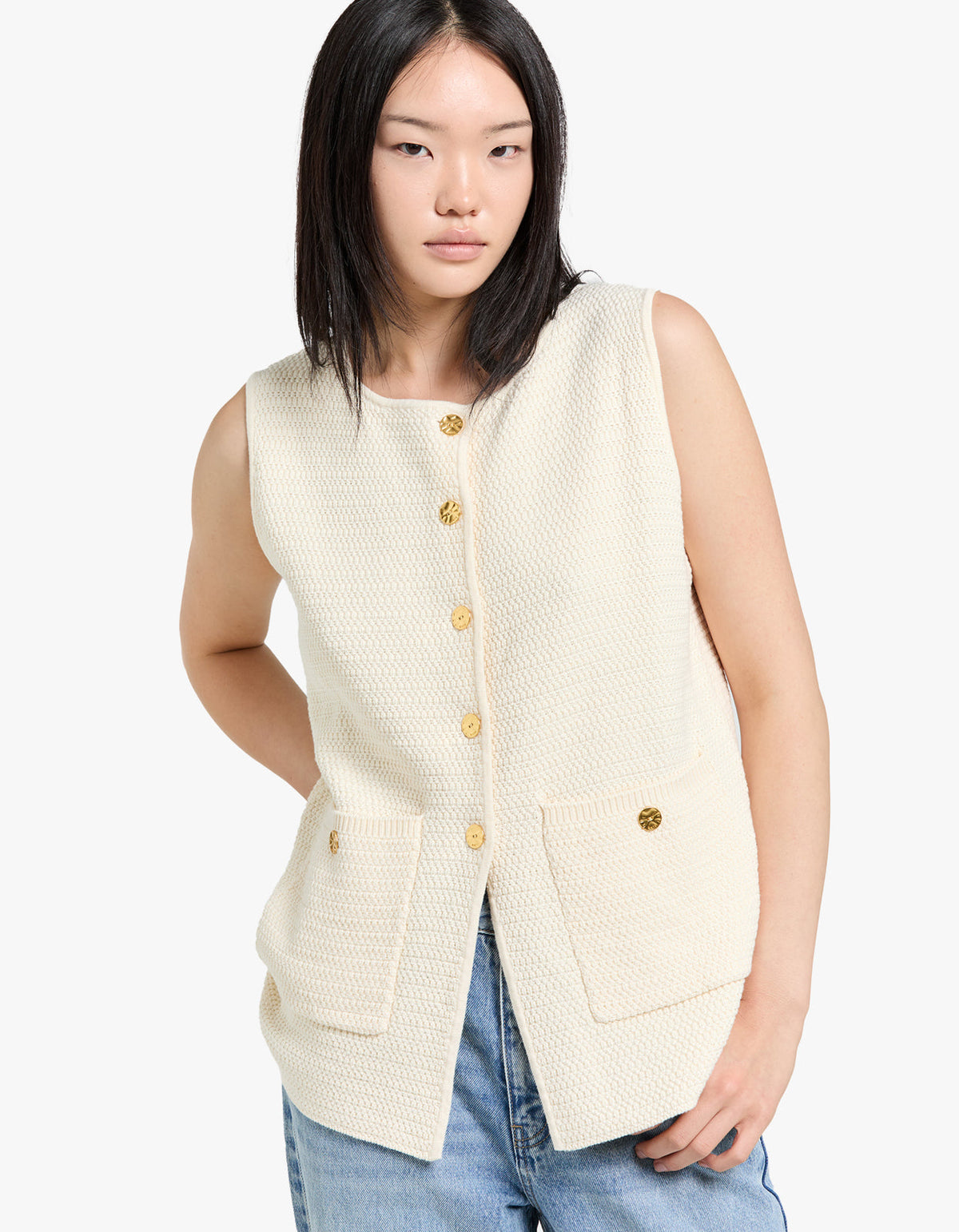 Helena Gilet - Ivory