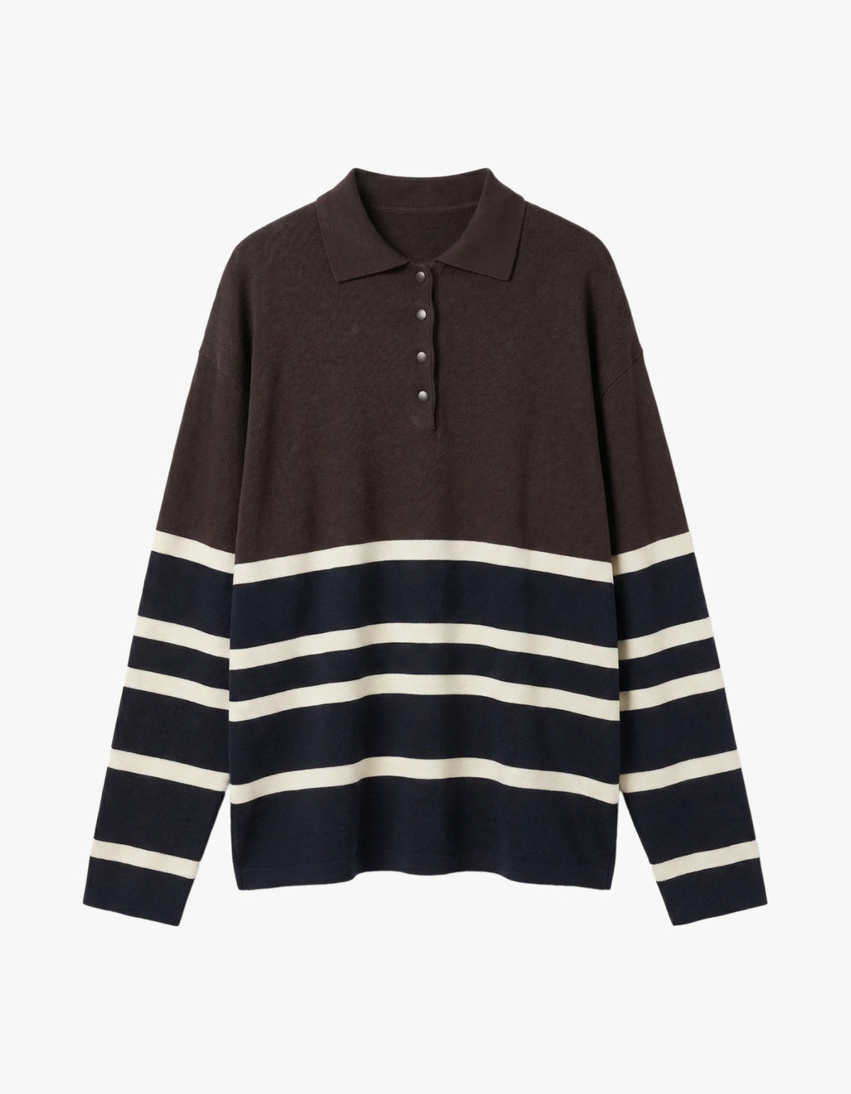 New Aroa Top - Chocolate Stripe