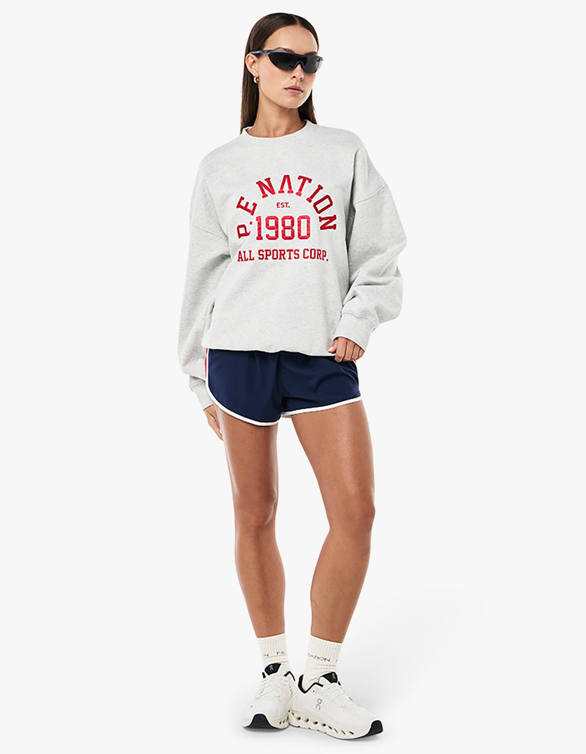 Backspin Sweat - Grey Marle