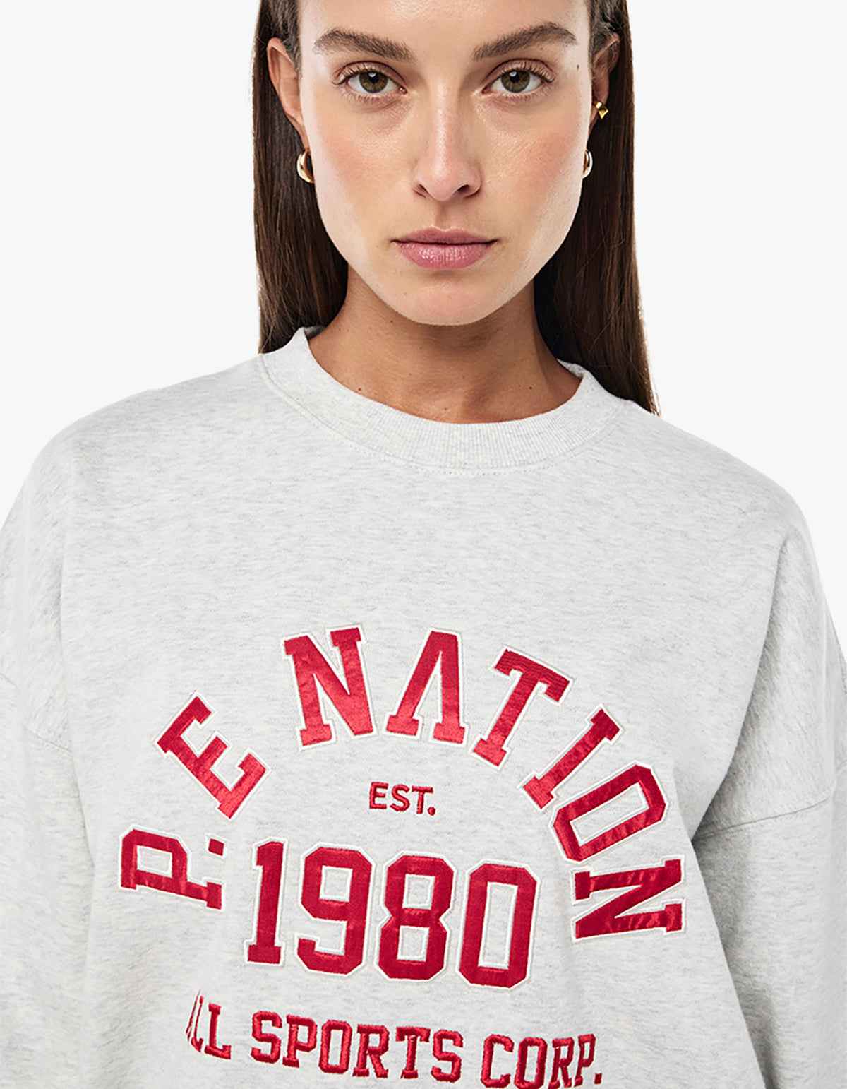 Backspin Sweat - Grey Marle