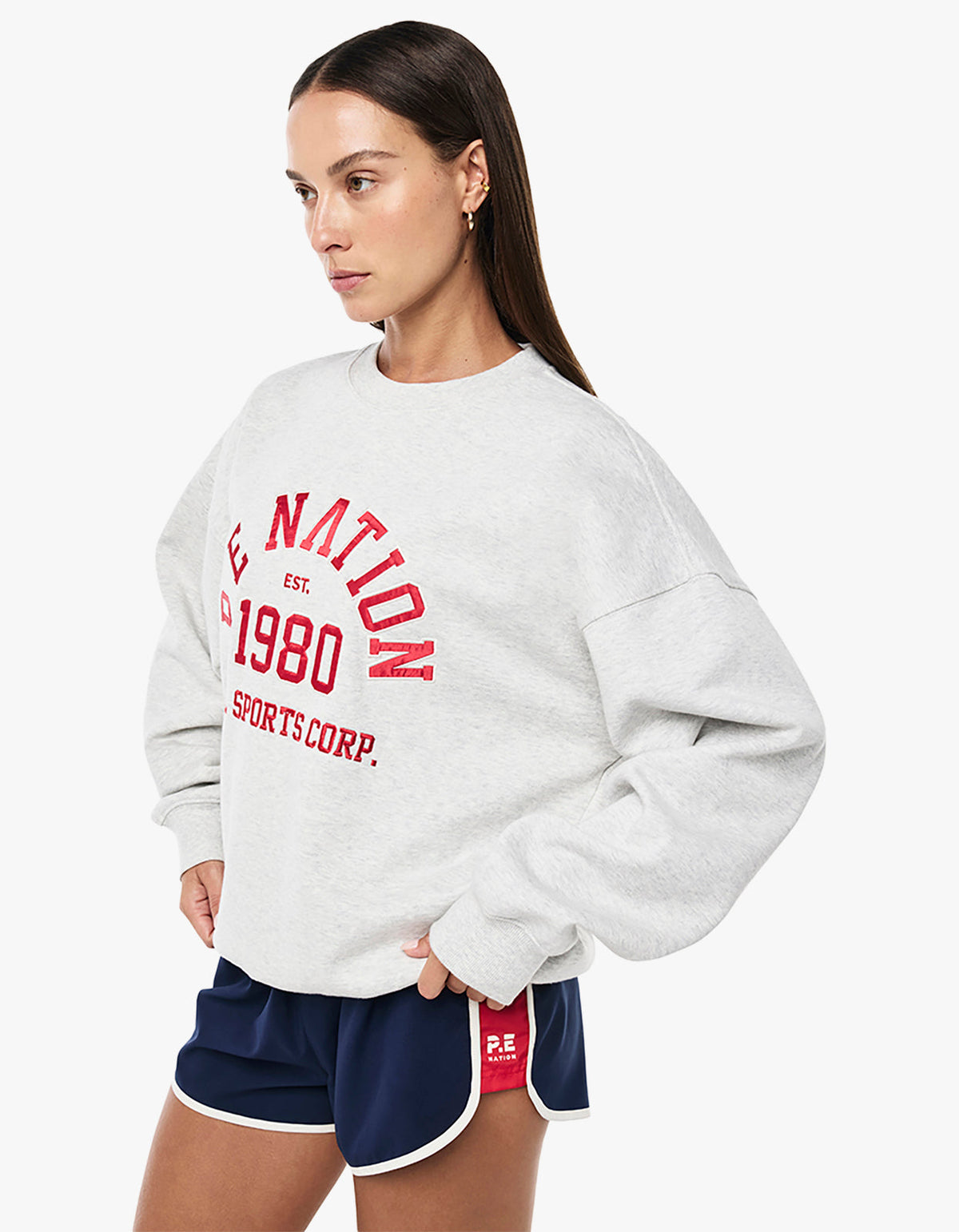 Backspin Sweat - Grey Marle