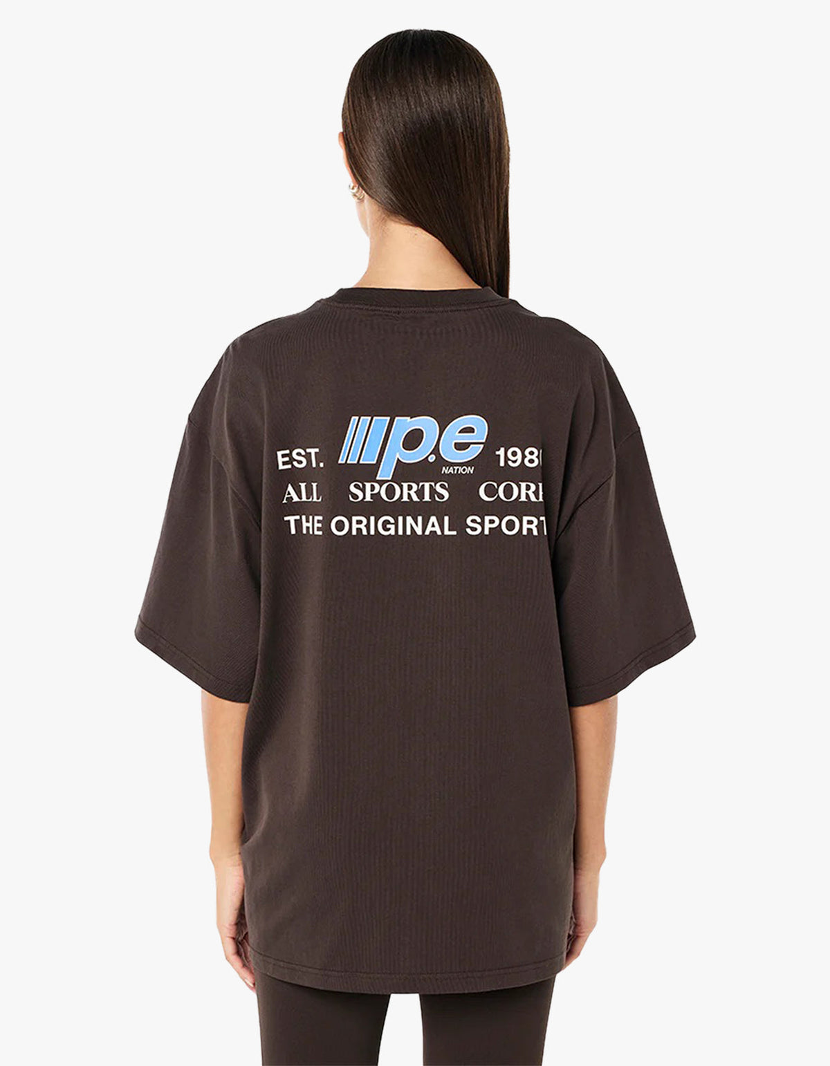 Glide Oversized Tee - Coffee