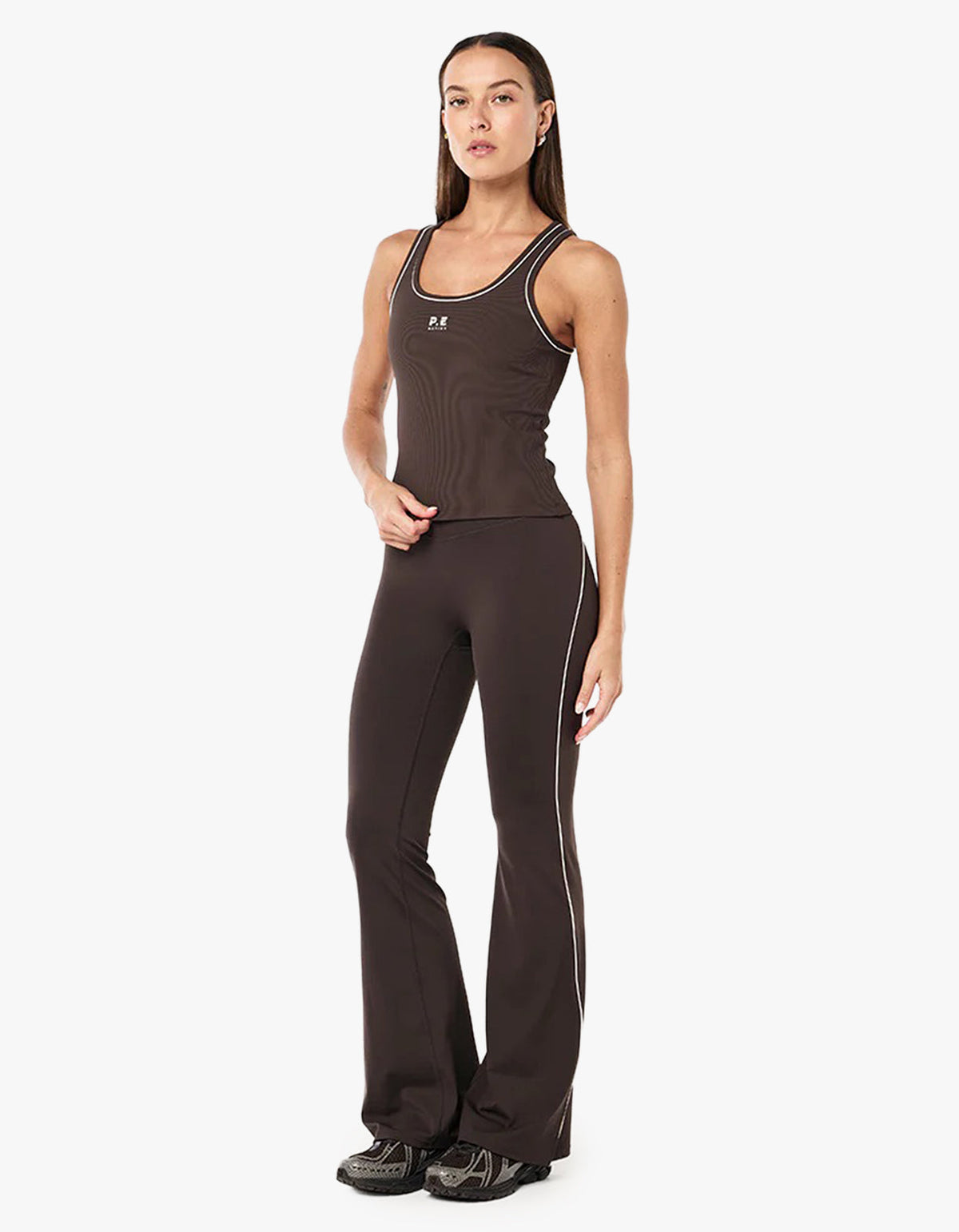 Preview Piping Legging - Coffee