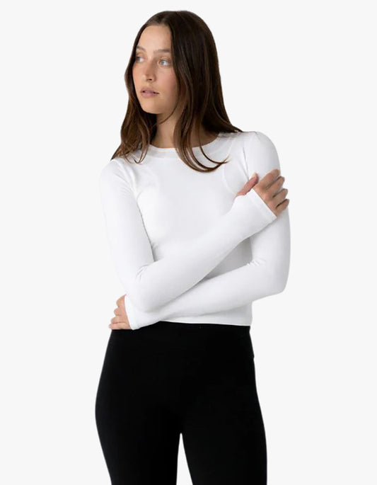 Motion Long Sleeve - White