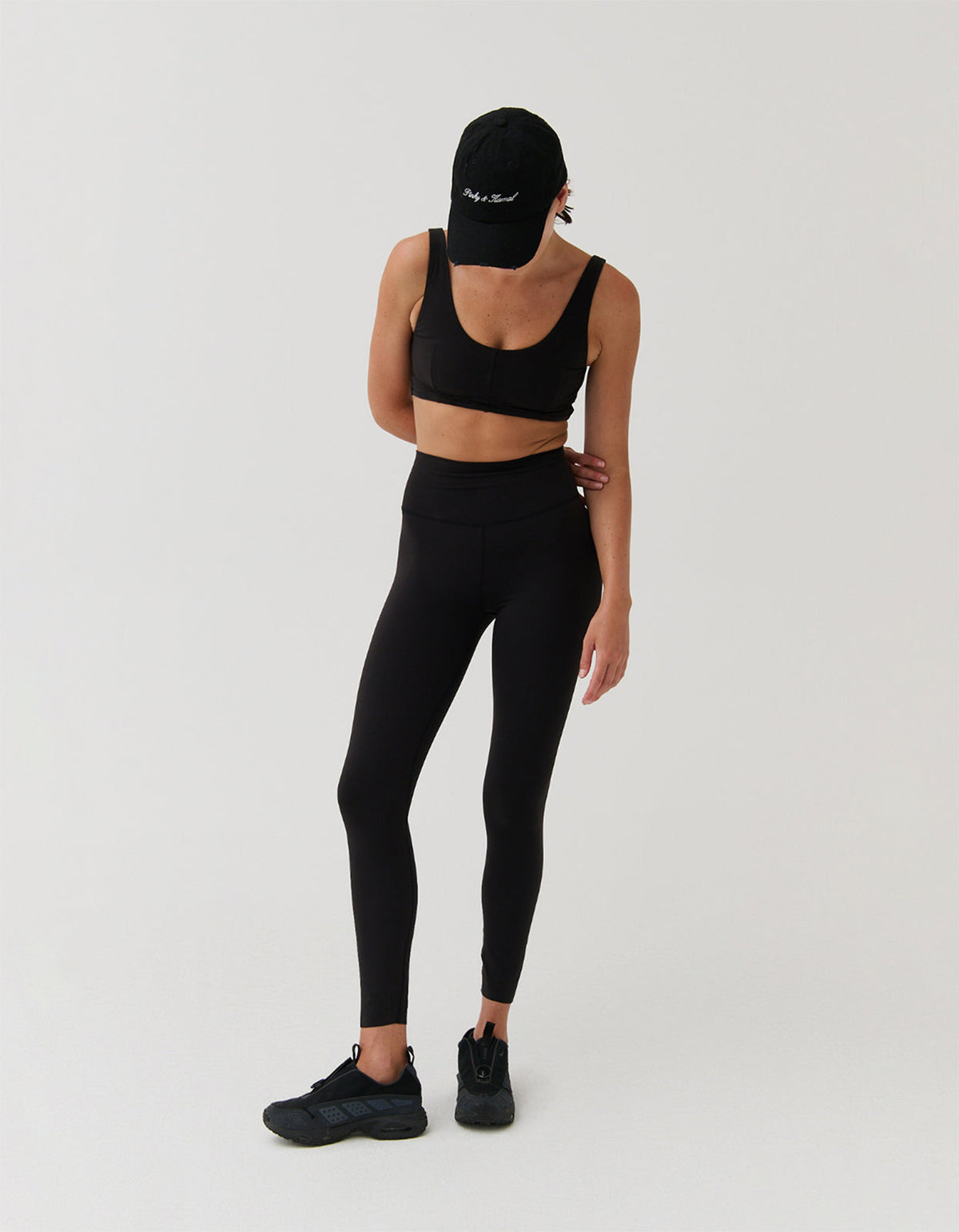Pinky & Kamal Curved Cap - Black