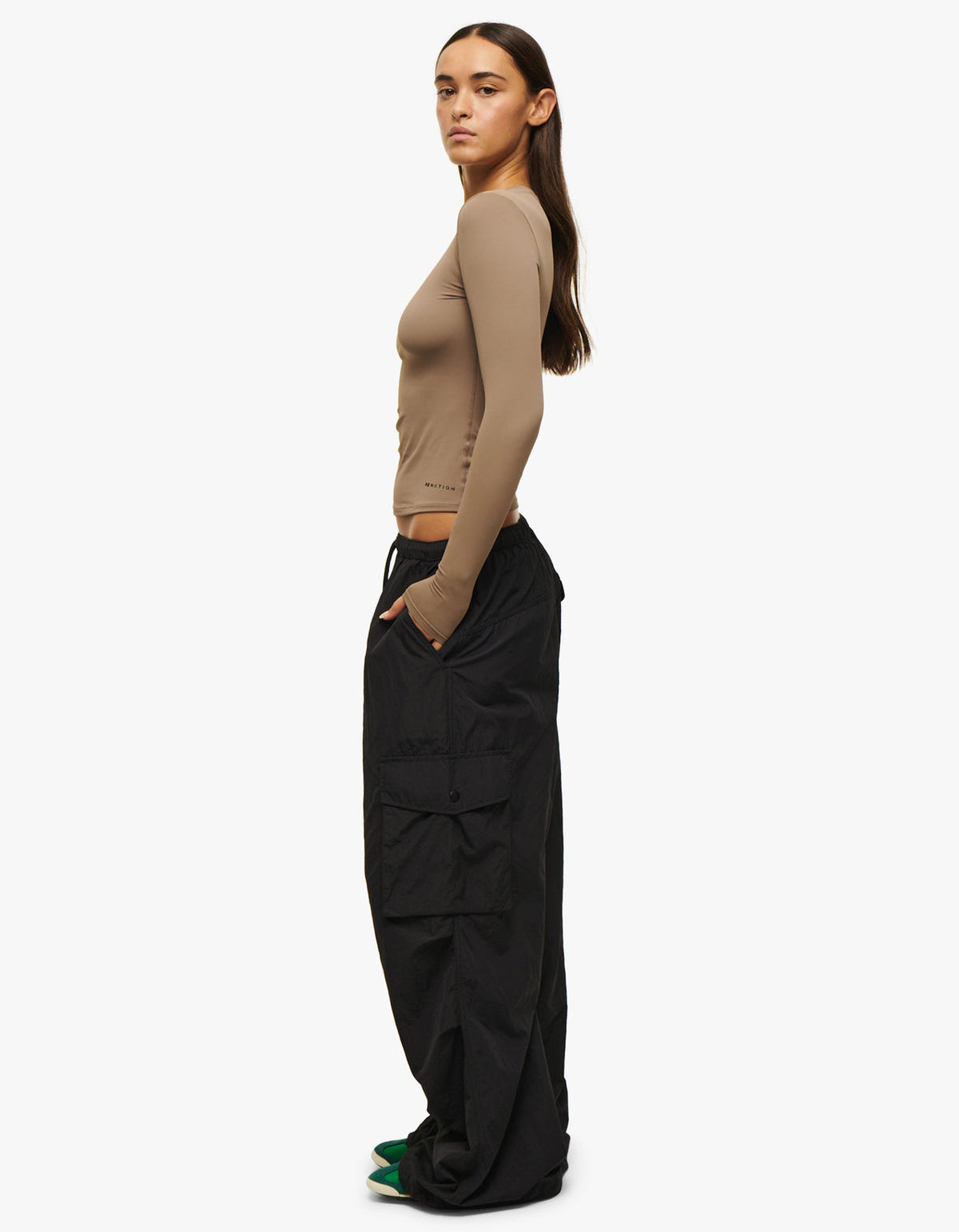 Foundation Long Sleeve Top - Fossil