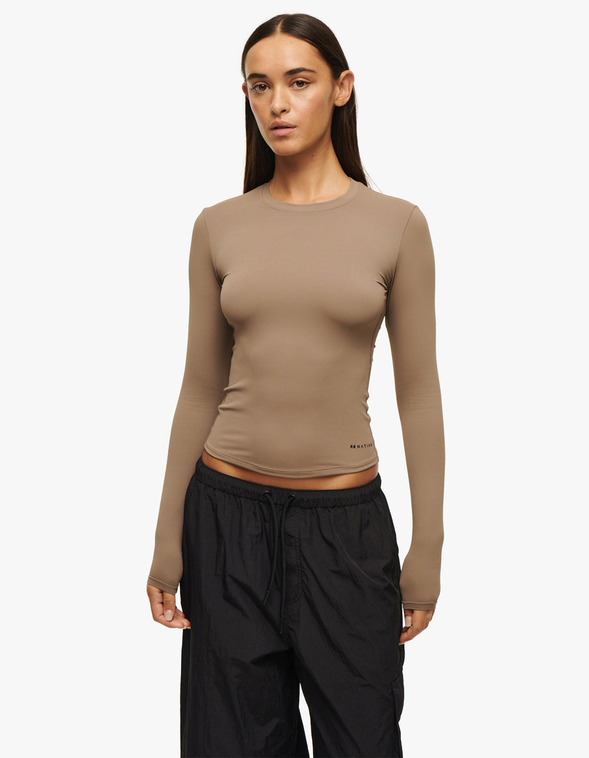 Foundation Long Sleeve Top - Fossil