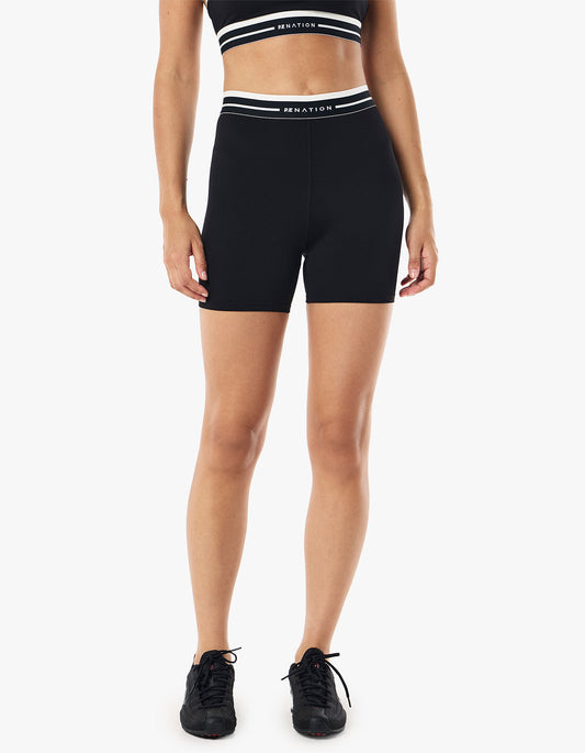 Avant 5 Inch Bike Short - Black / Whisper White