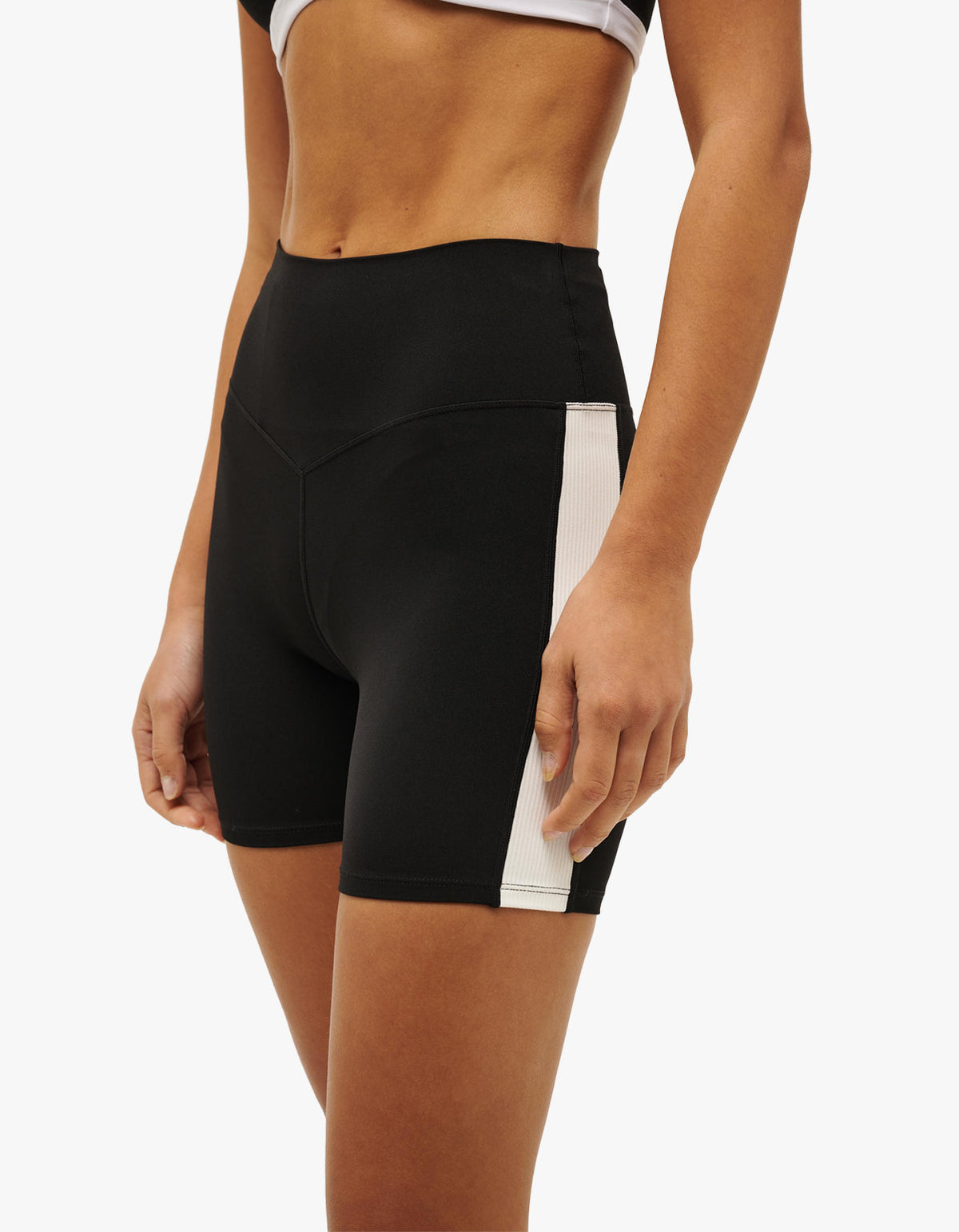 Freeplay 5 Bike Short - Black/White