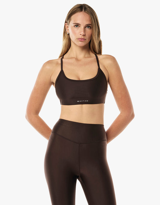 Fairmont Sports Bra - Espresso