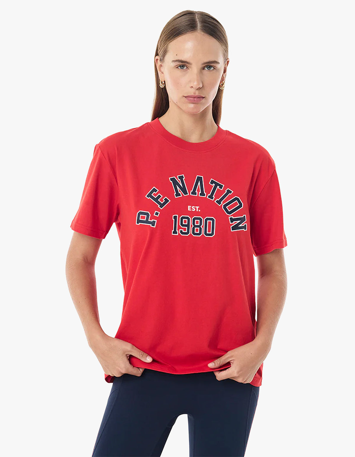 Established Tee - College Red