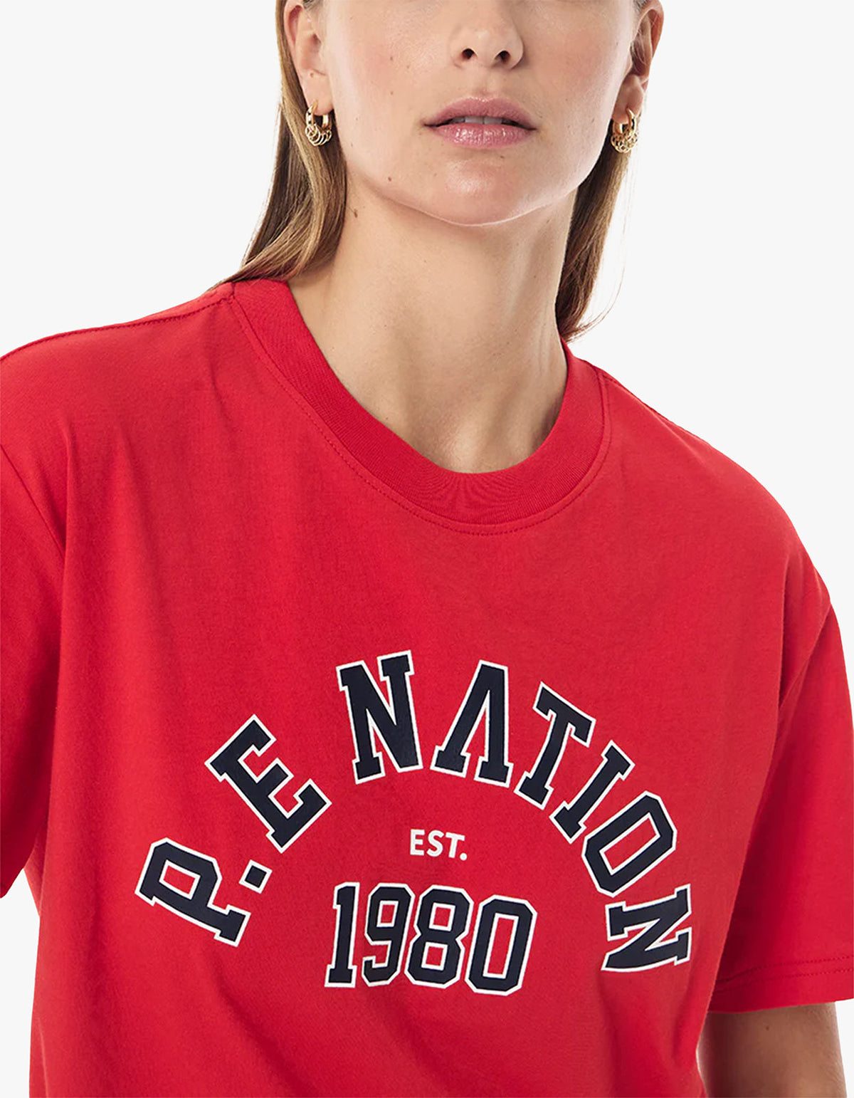 Established Tee - College Red