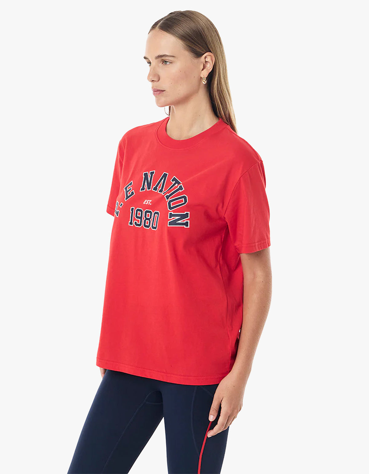 Established Tee - College Red