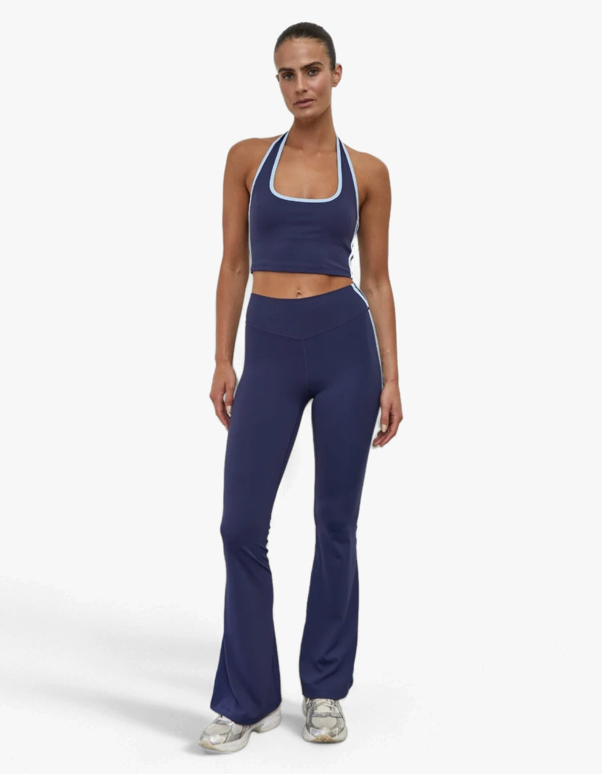 Halter Top - Midnight/Sky Blue