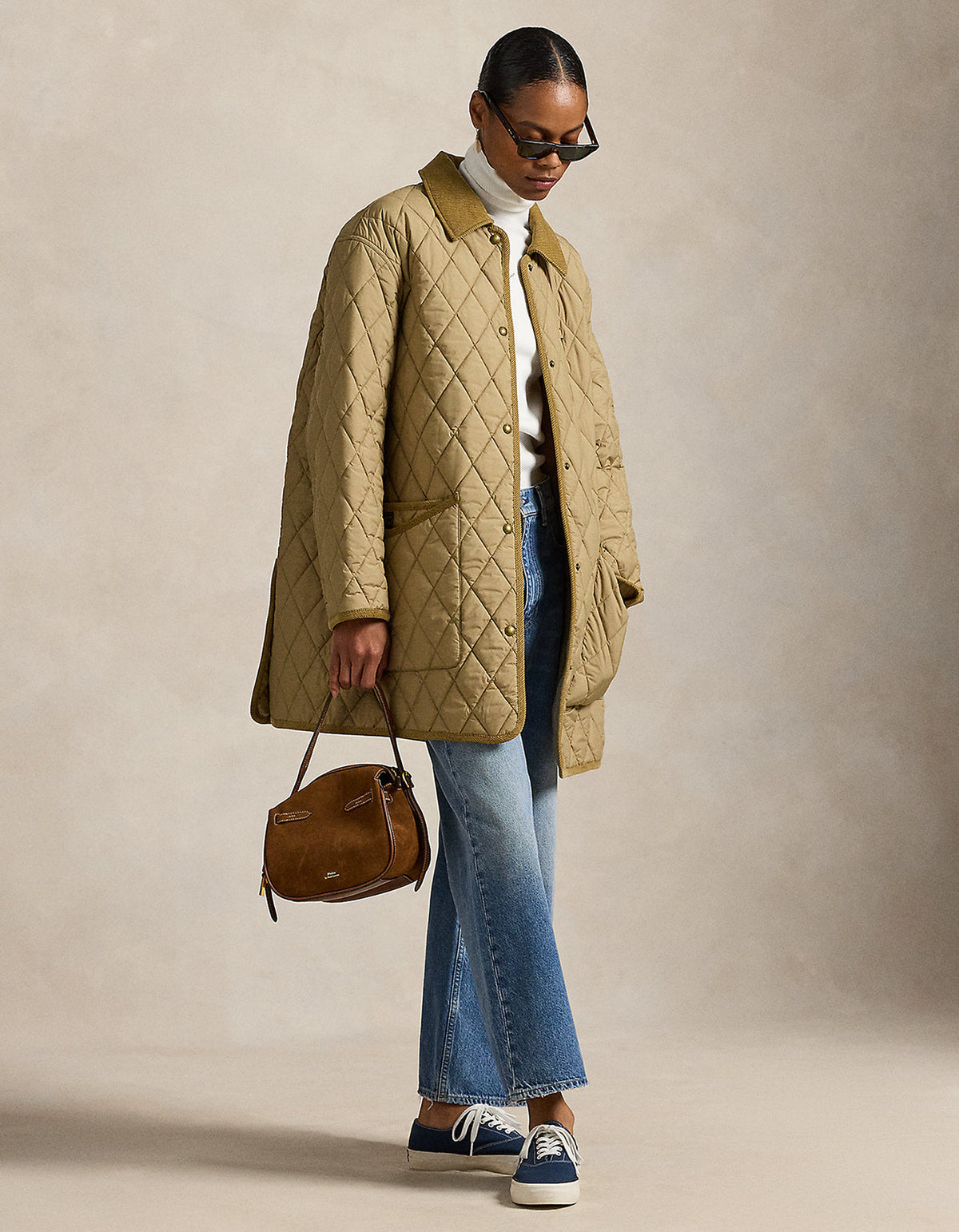 Quilted Barn Jacket - Desert Khaki