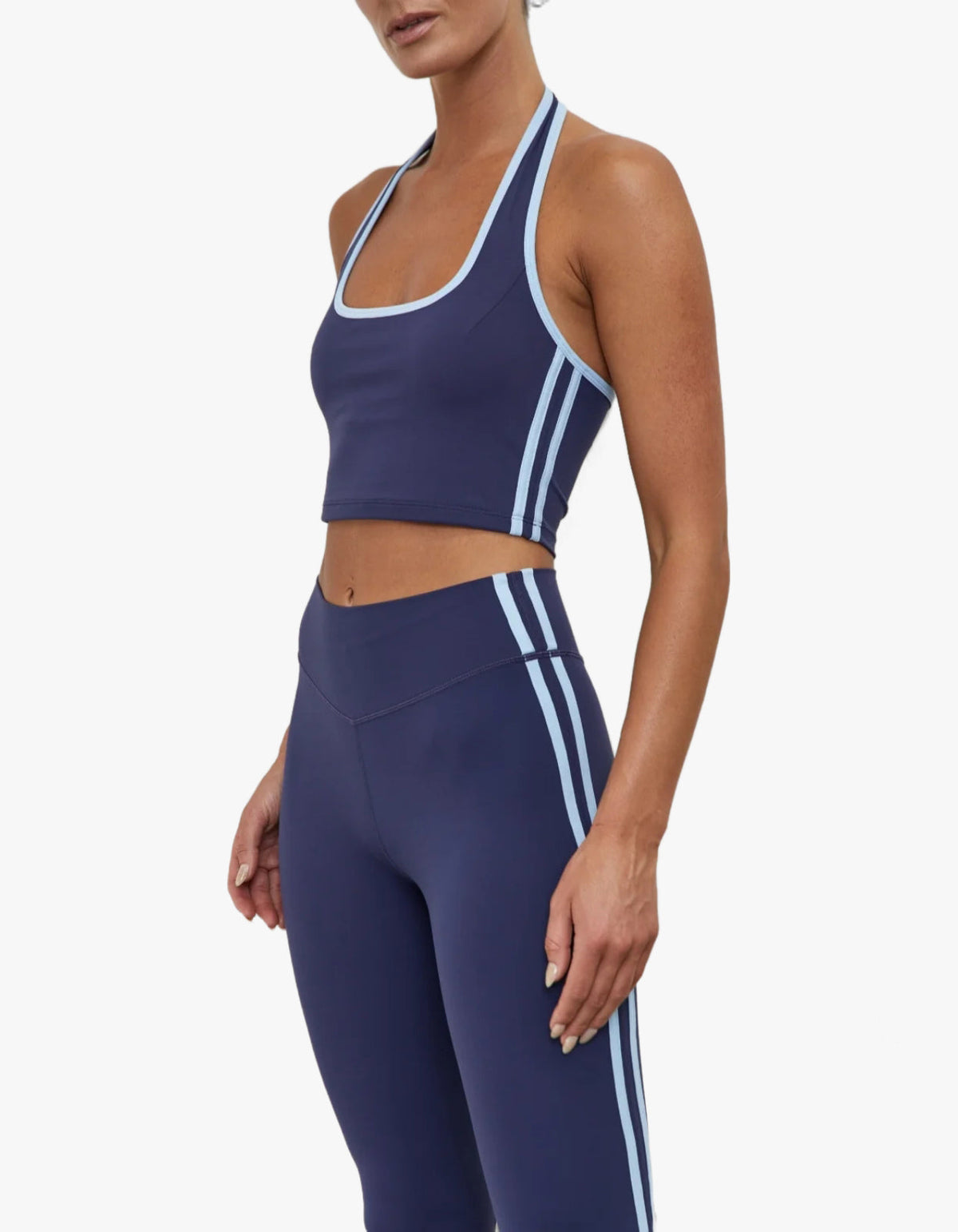 Halter Top - Midnight/Sky Blue