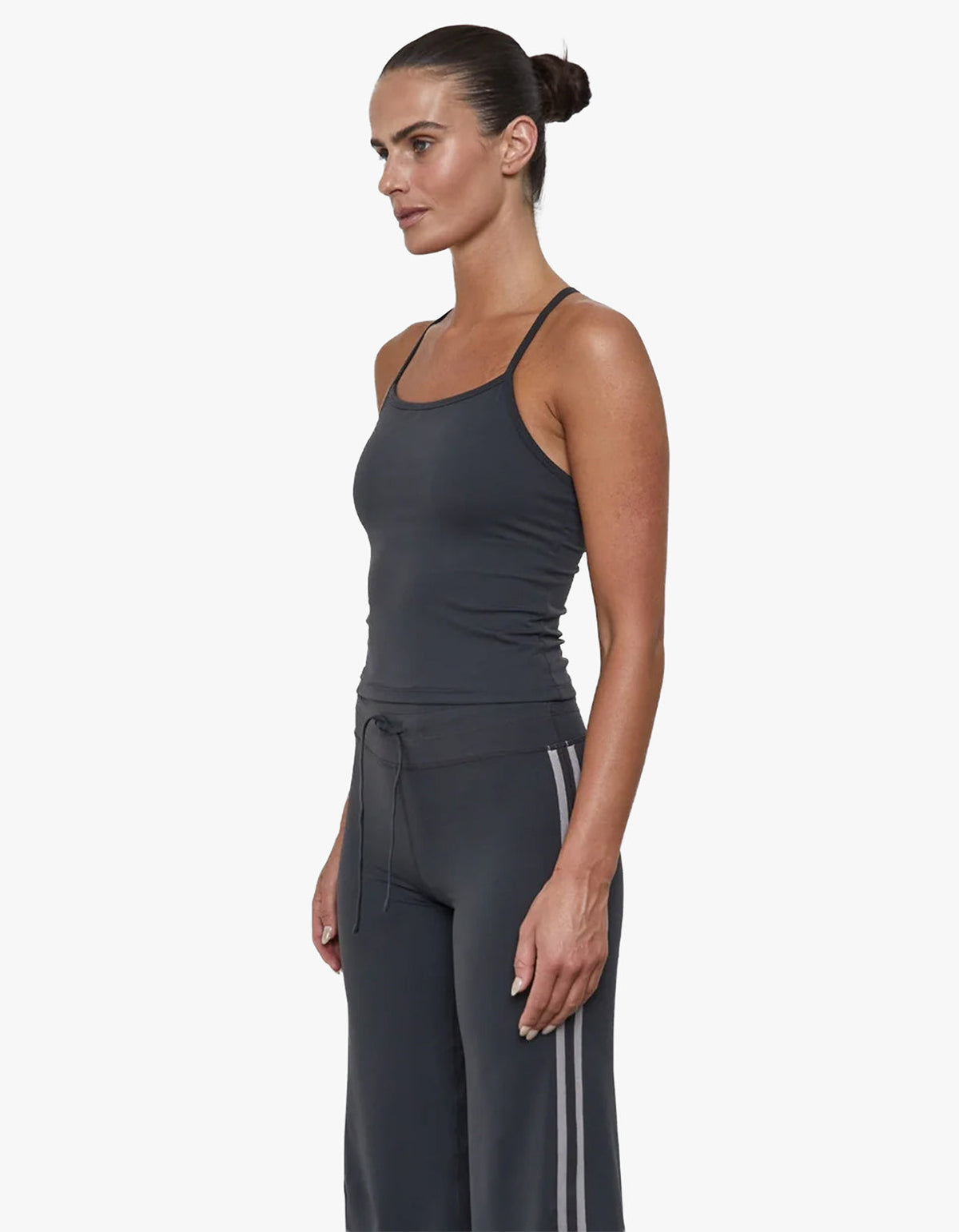 Racer Back Tank - Grey