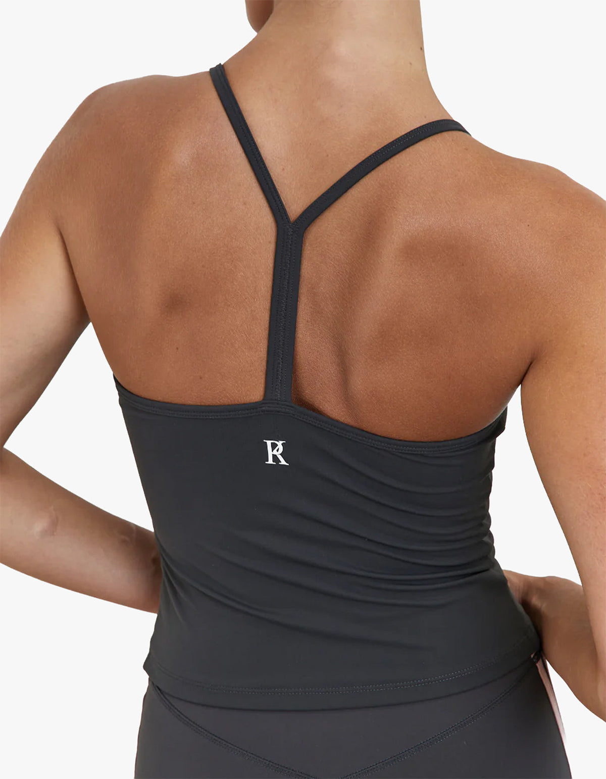 Racer Back Tank - Grey