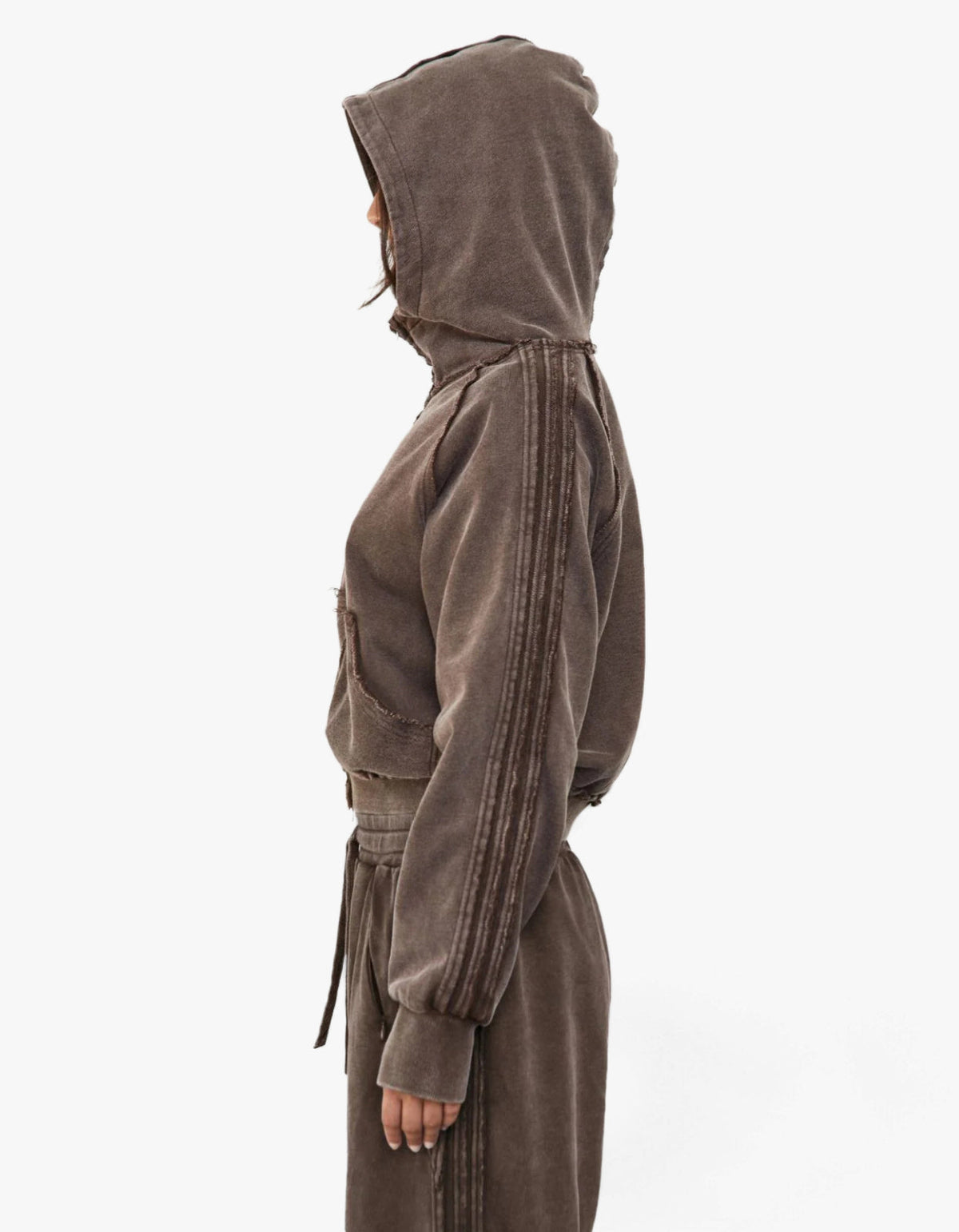 Zip Up Hoodie - Soil Acid Wash