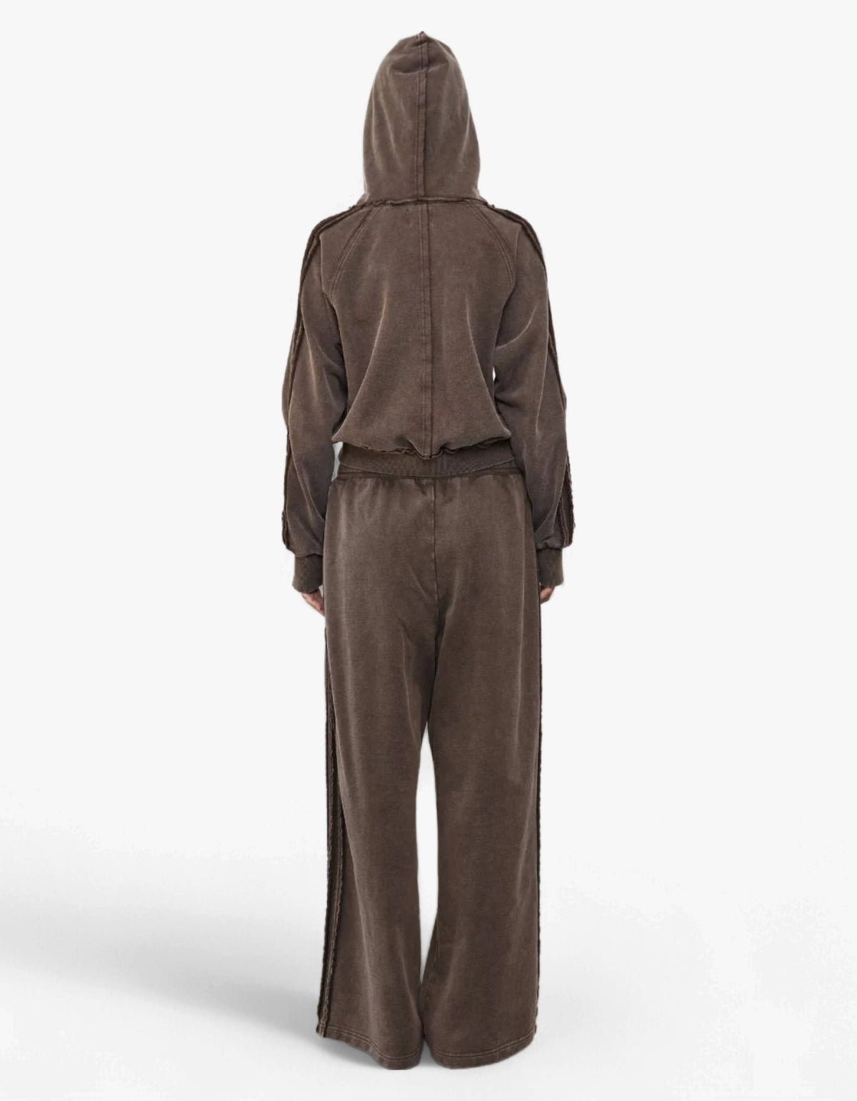 Zip Up Hoodie - Soil Acid Wash