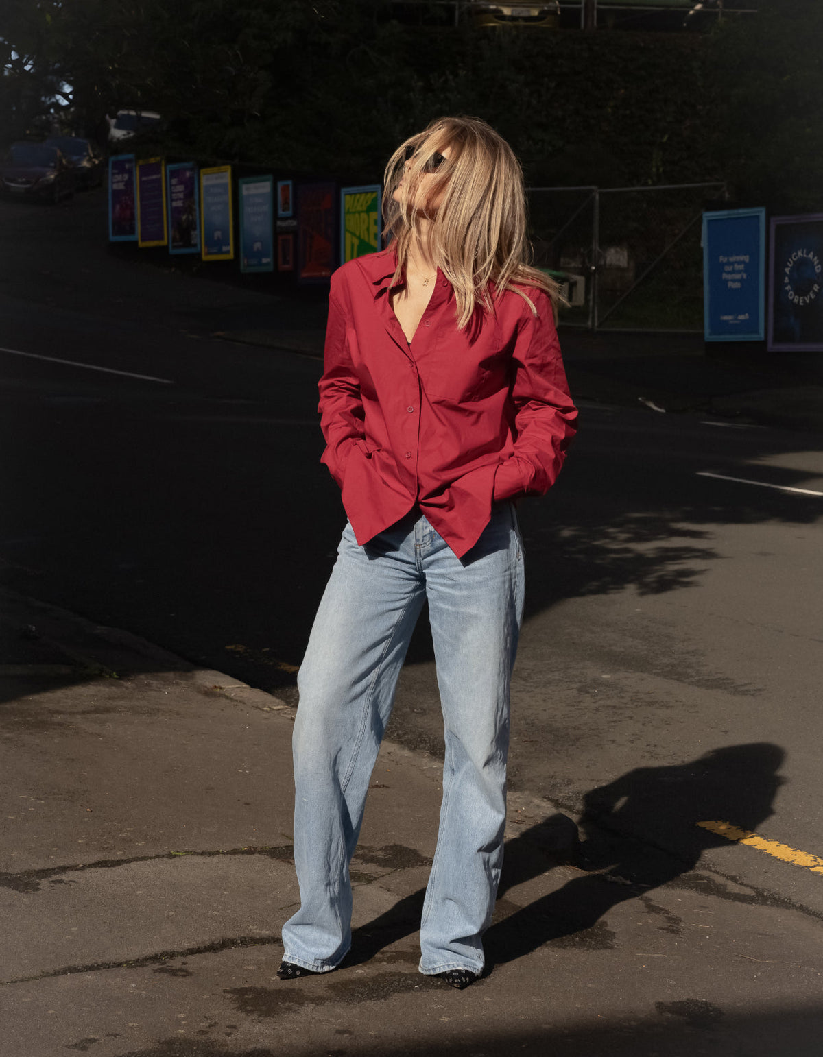 Jane Shirt - Burgundy