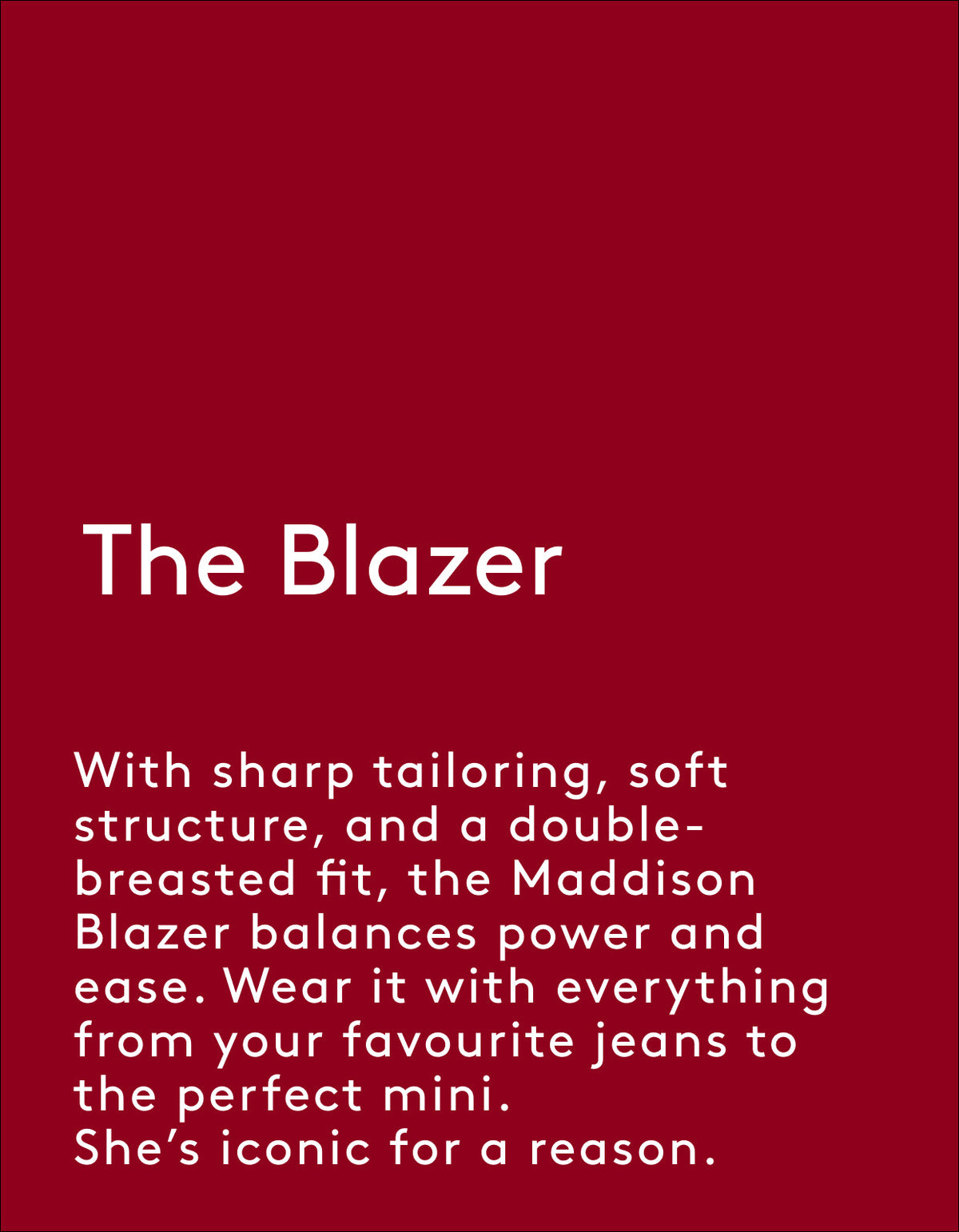 Maddison Blazer - Black