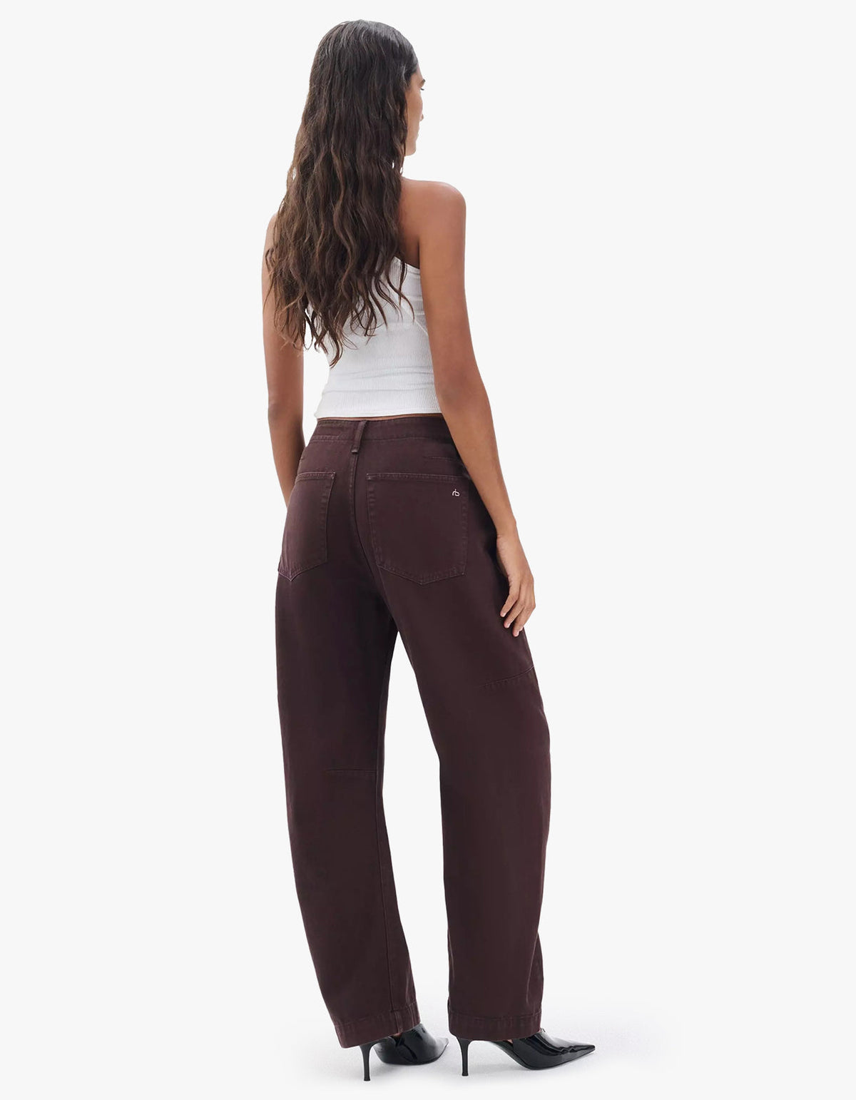Charlie Barrel Jeans - Espresso