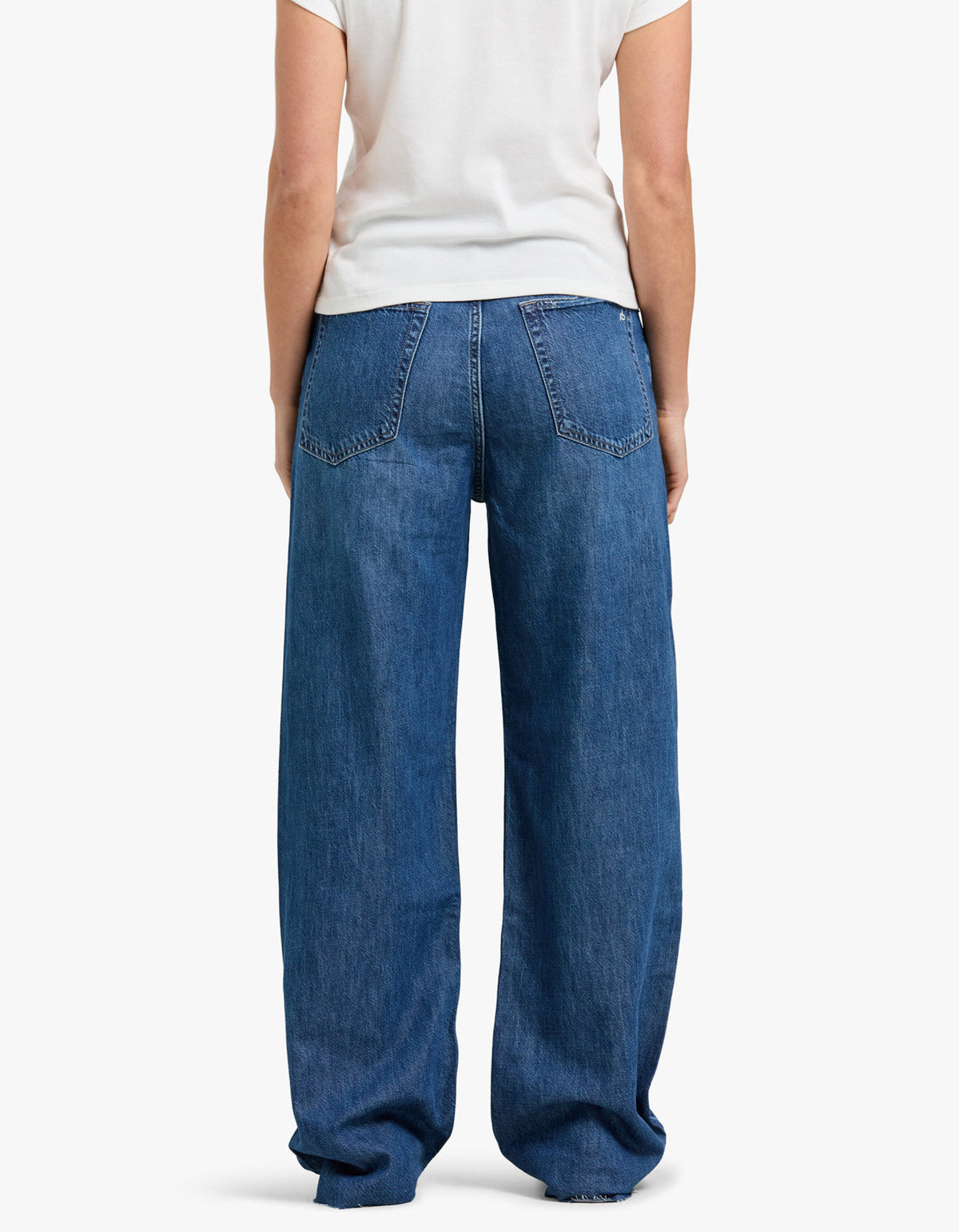 Featherweight Logan Mid-Rise Wide Leg - Delmt
