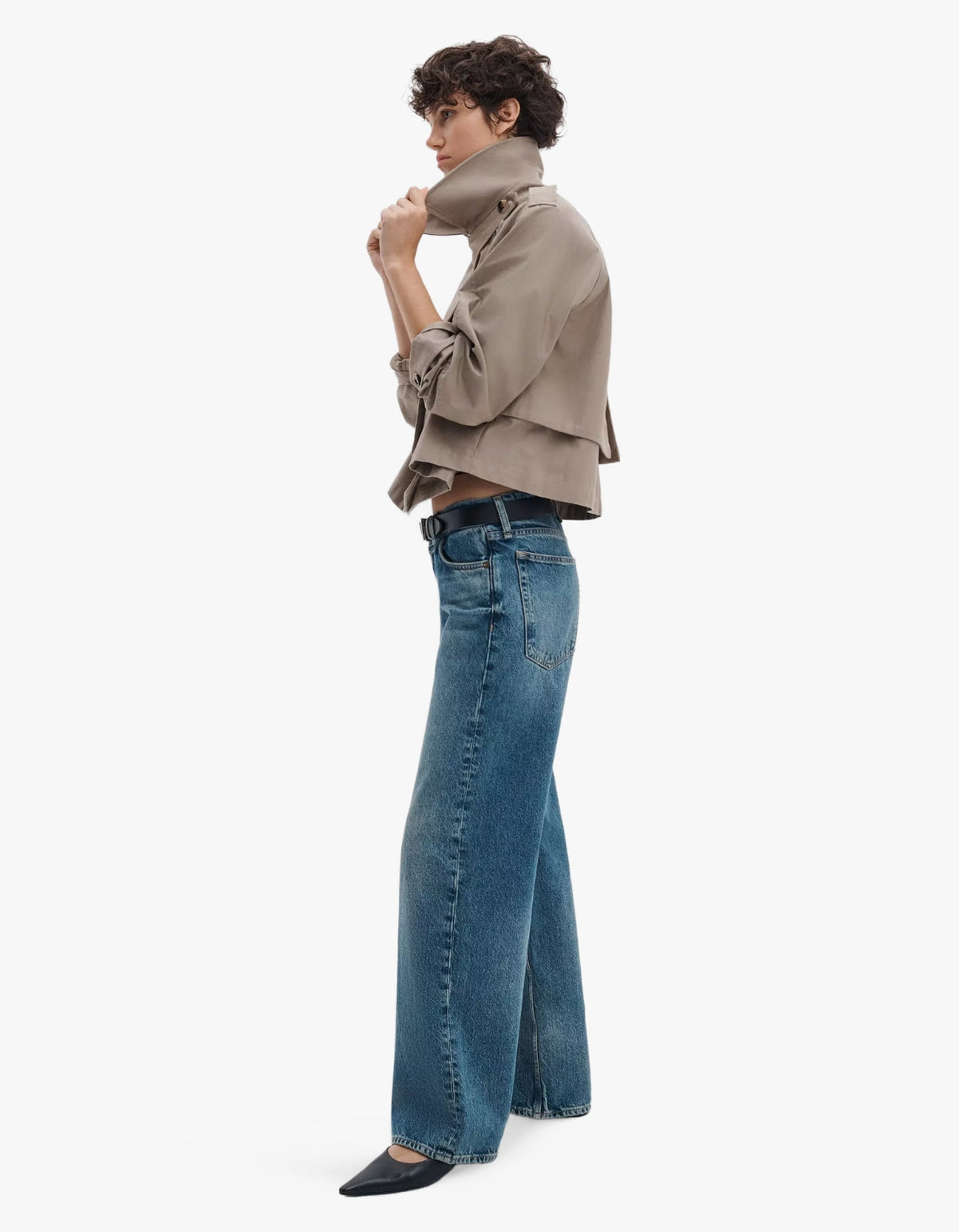 Saige Relaxed Straight Jeans - Echo