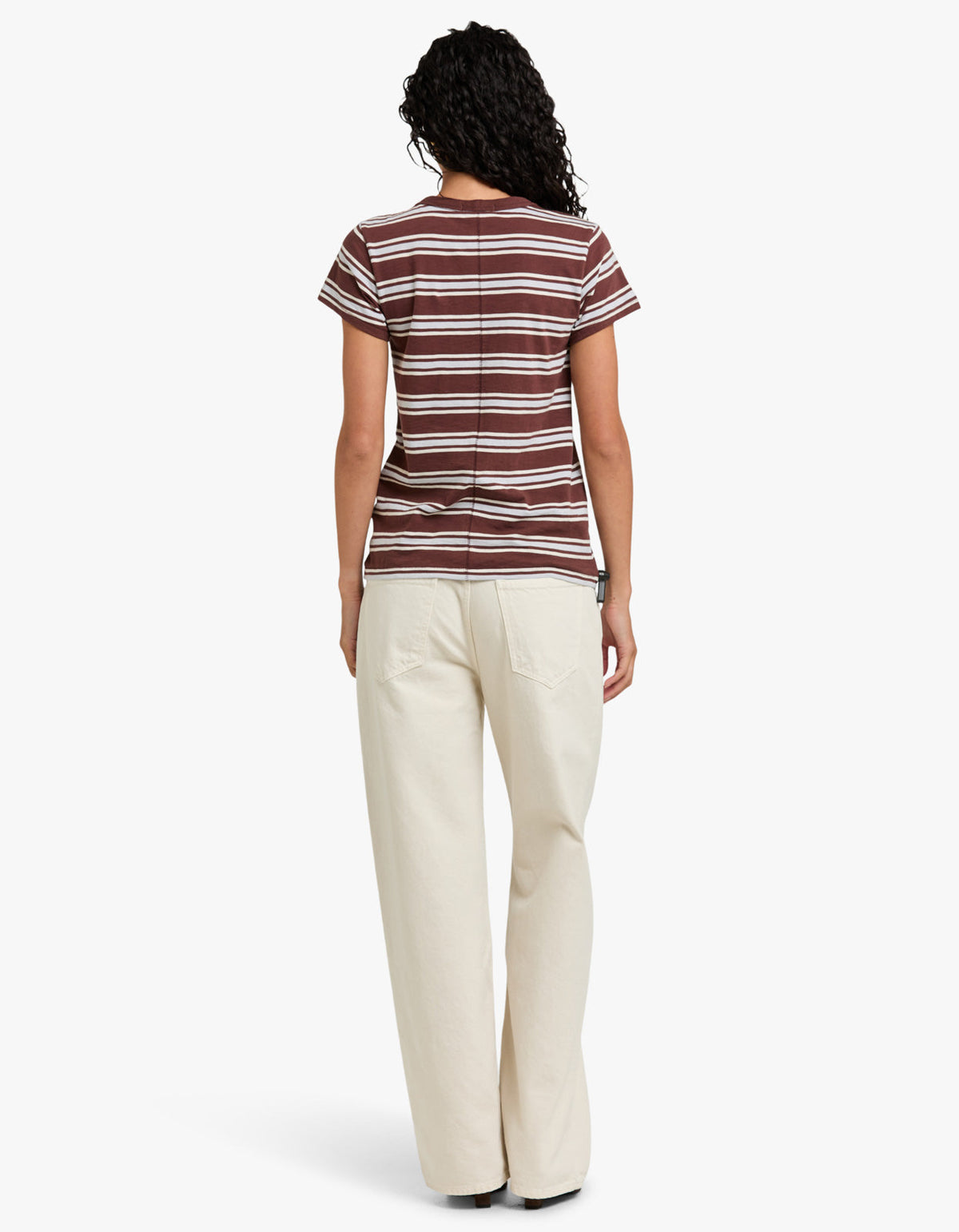 The Slub Striped Tee - Brblm