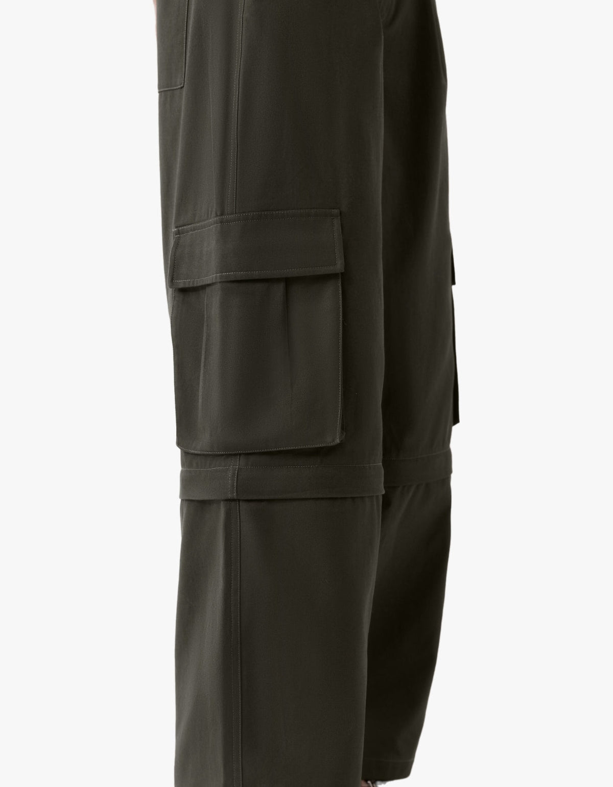 Convertible Cargo Trouser - Olive Brown