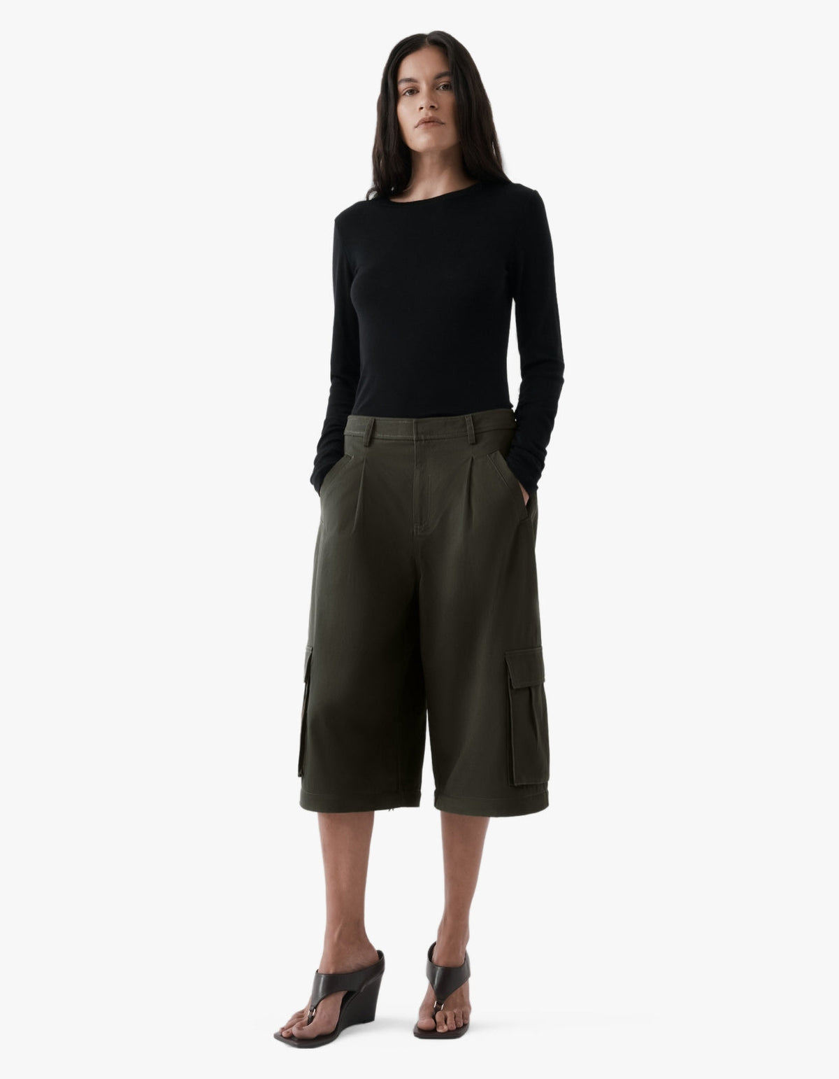 Convertible Cargo Trouser - Olive Brown