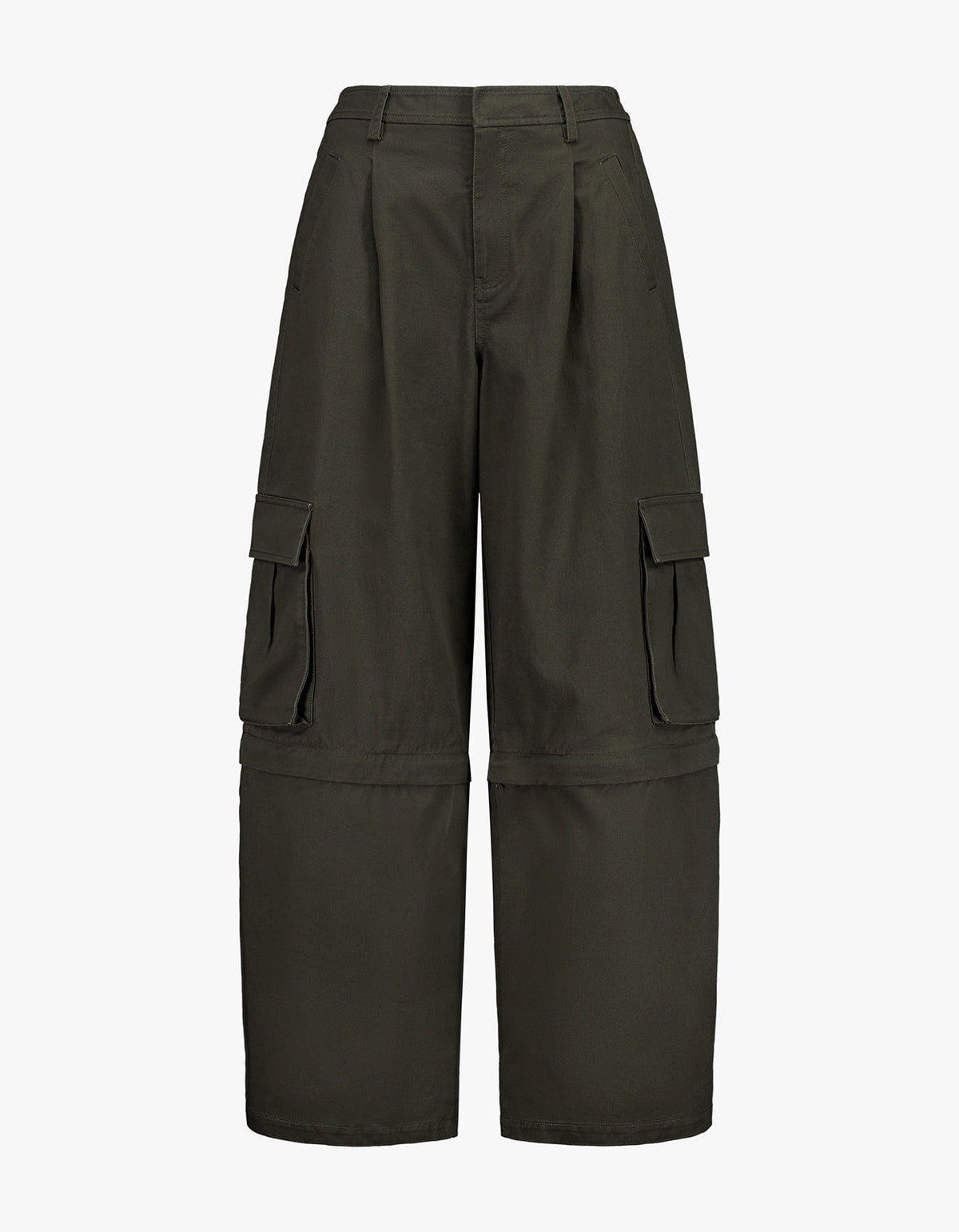 Convertible Cargo Trouser - Olive Brown